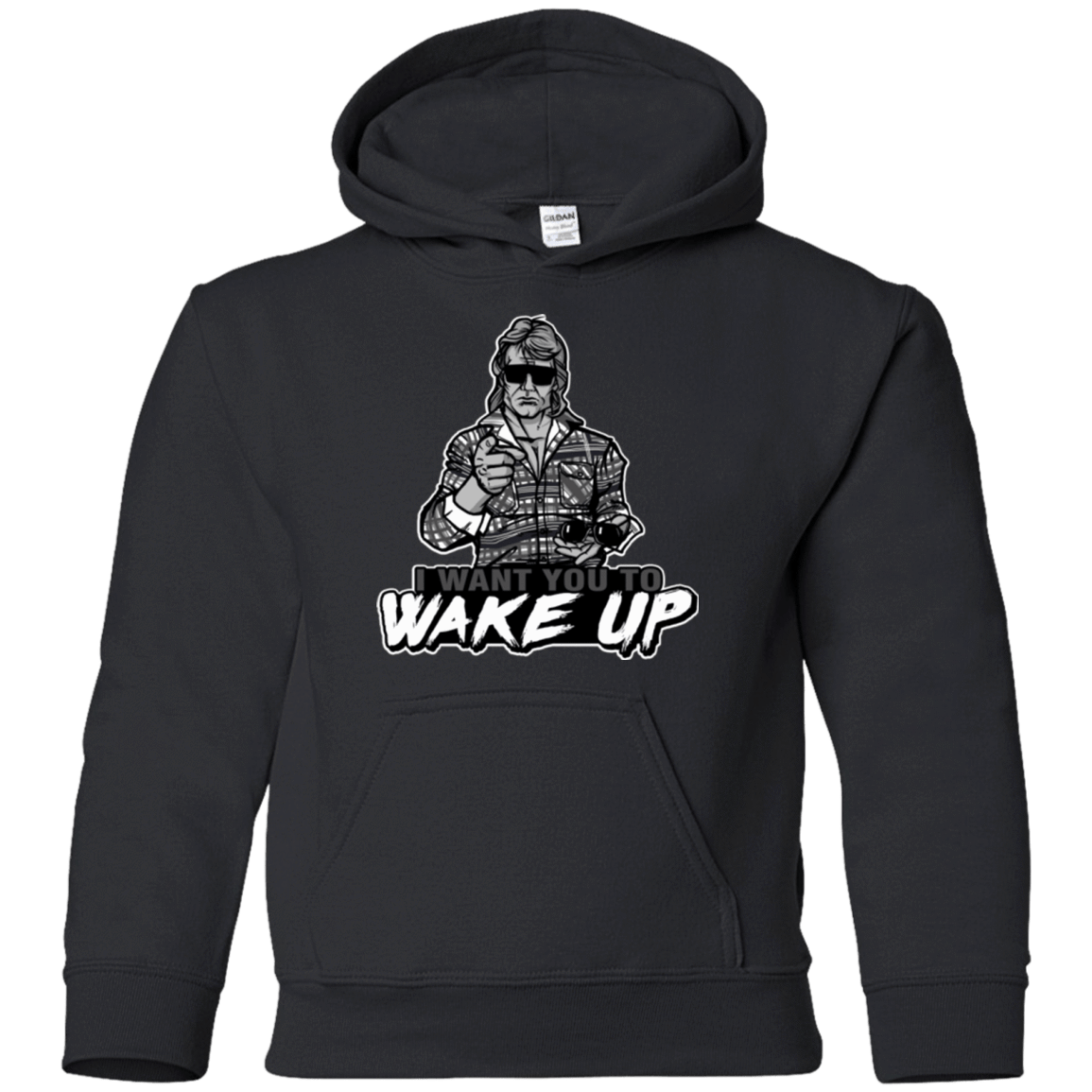 Sweatshirts Black / YS Wake Up Youth Hoodie