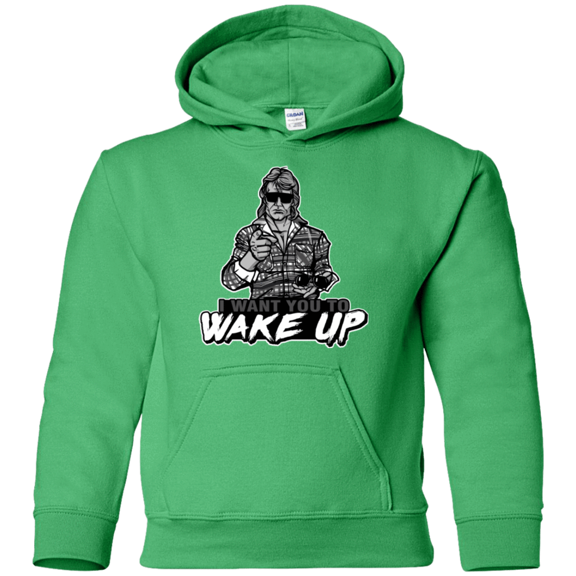 Sweatshirts Irish Green / YS Wake Up Youth Hoodie