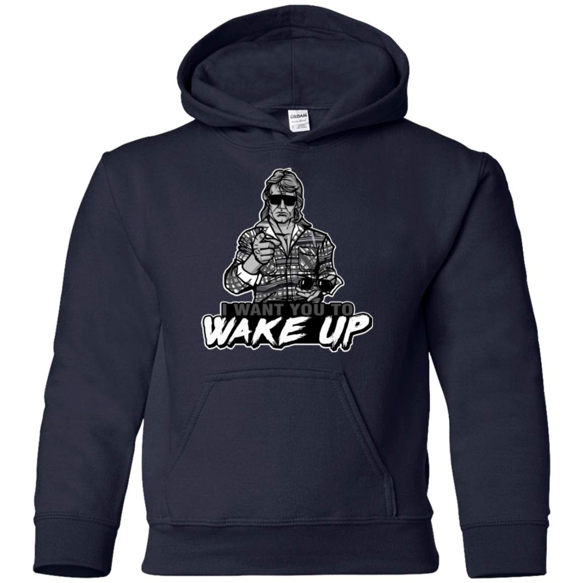 Sweatshirts Navy / YS Wake Up Youth Hoodie
