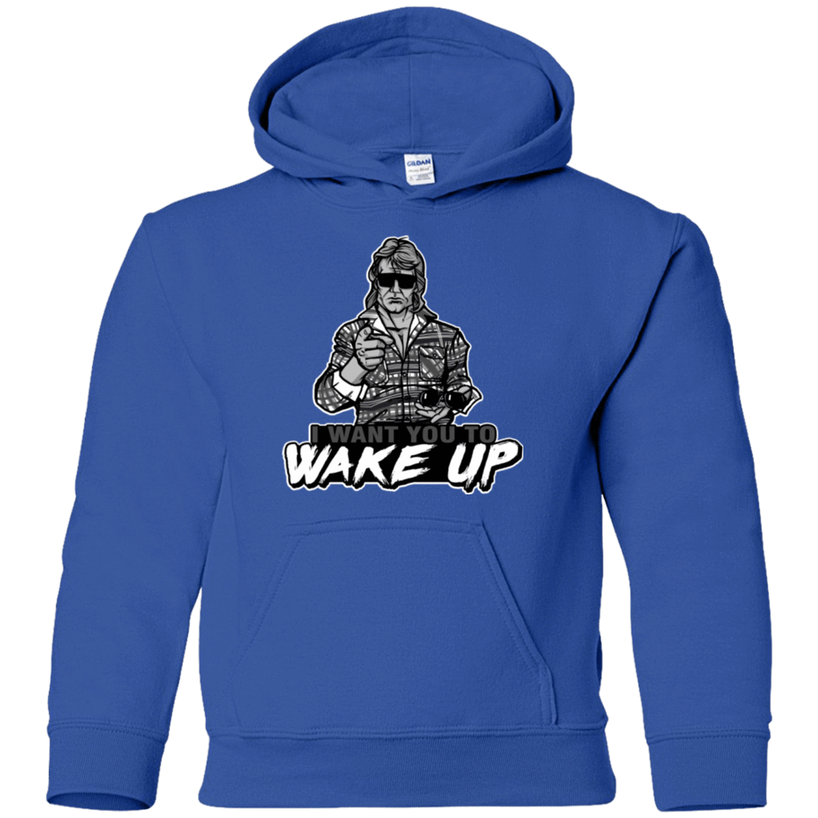 Sweatshirts Royal / YS Wake Up Youth Hoodie