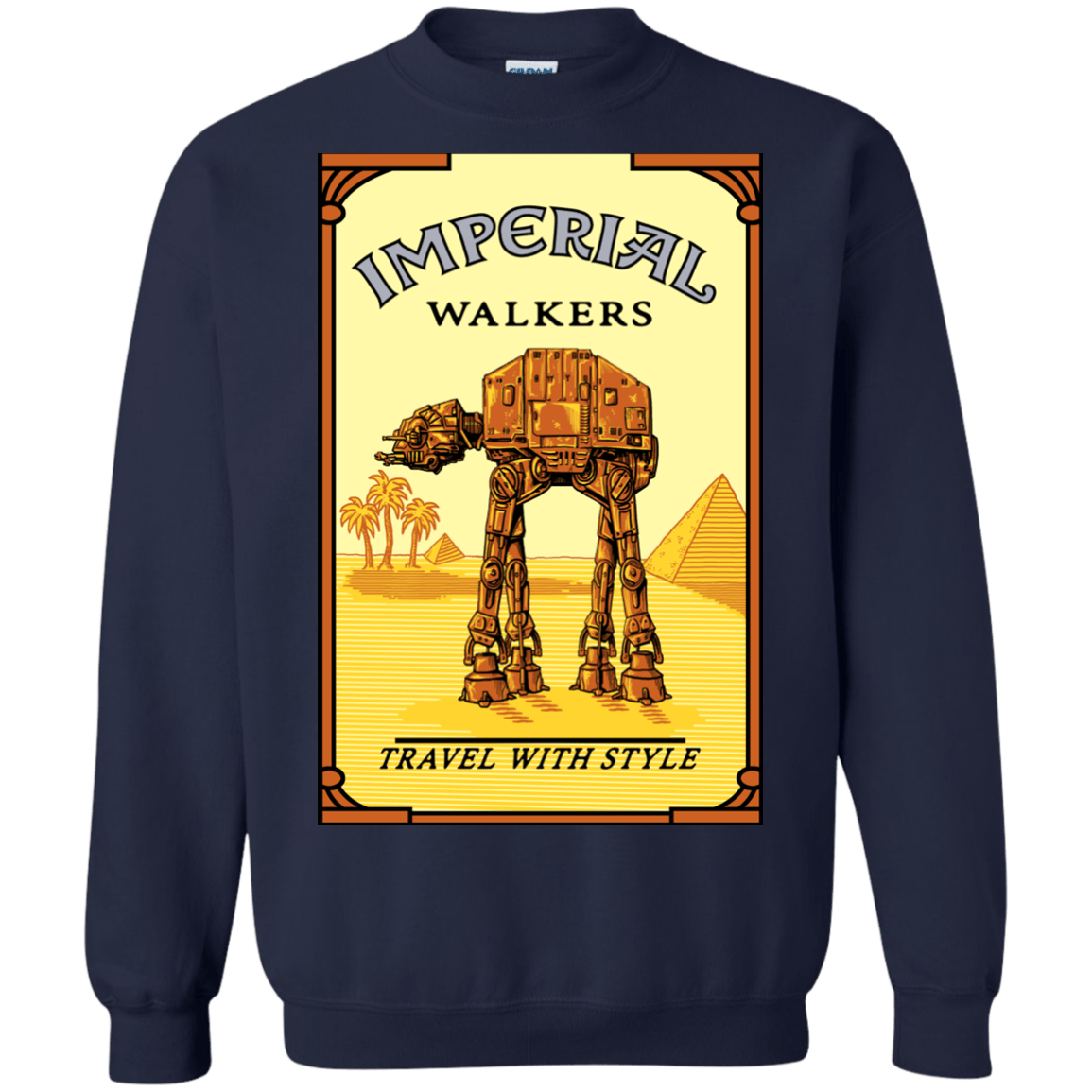 Sweatshirts Navy / Small Walk Like An Egyptian Crewneck Sweatshirt