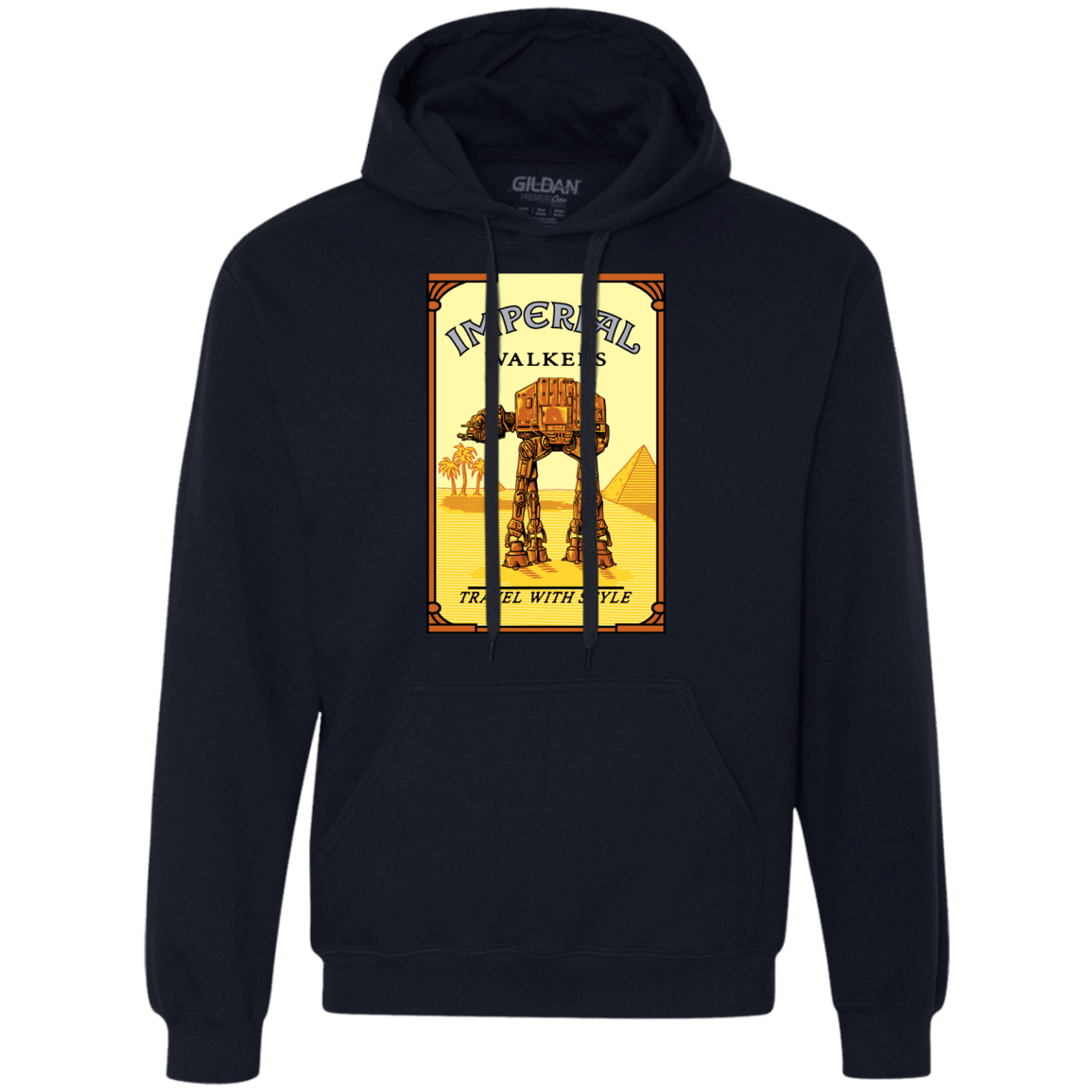 Sweatshirts Navy / Small Walk Like An Egyptian Premium Fleece Hoodie