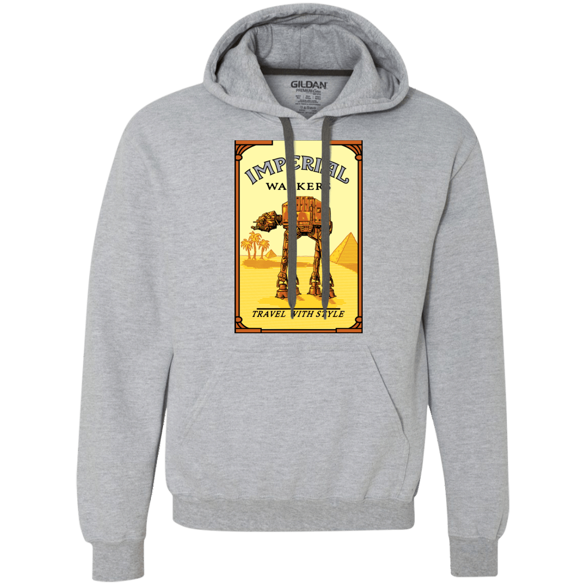 Sweatshirts Sport Grey / Small Walk Like An Egyptian Premium Fleece Hoodie