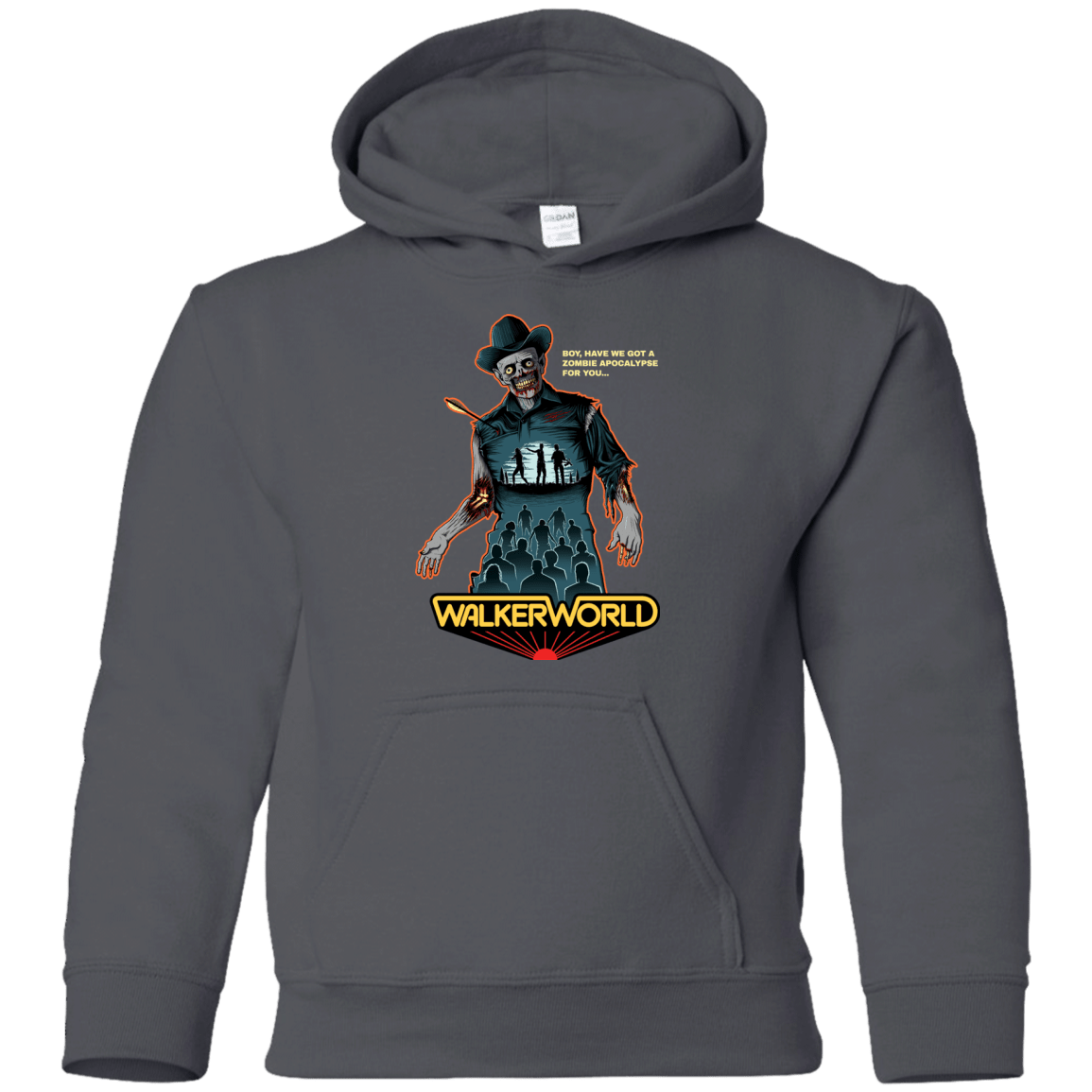 Sweatshirts Charcoal / YS Walker World Youth Hoodie