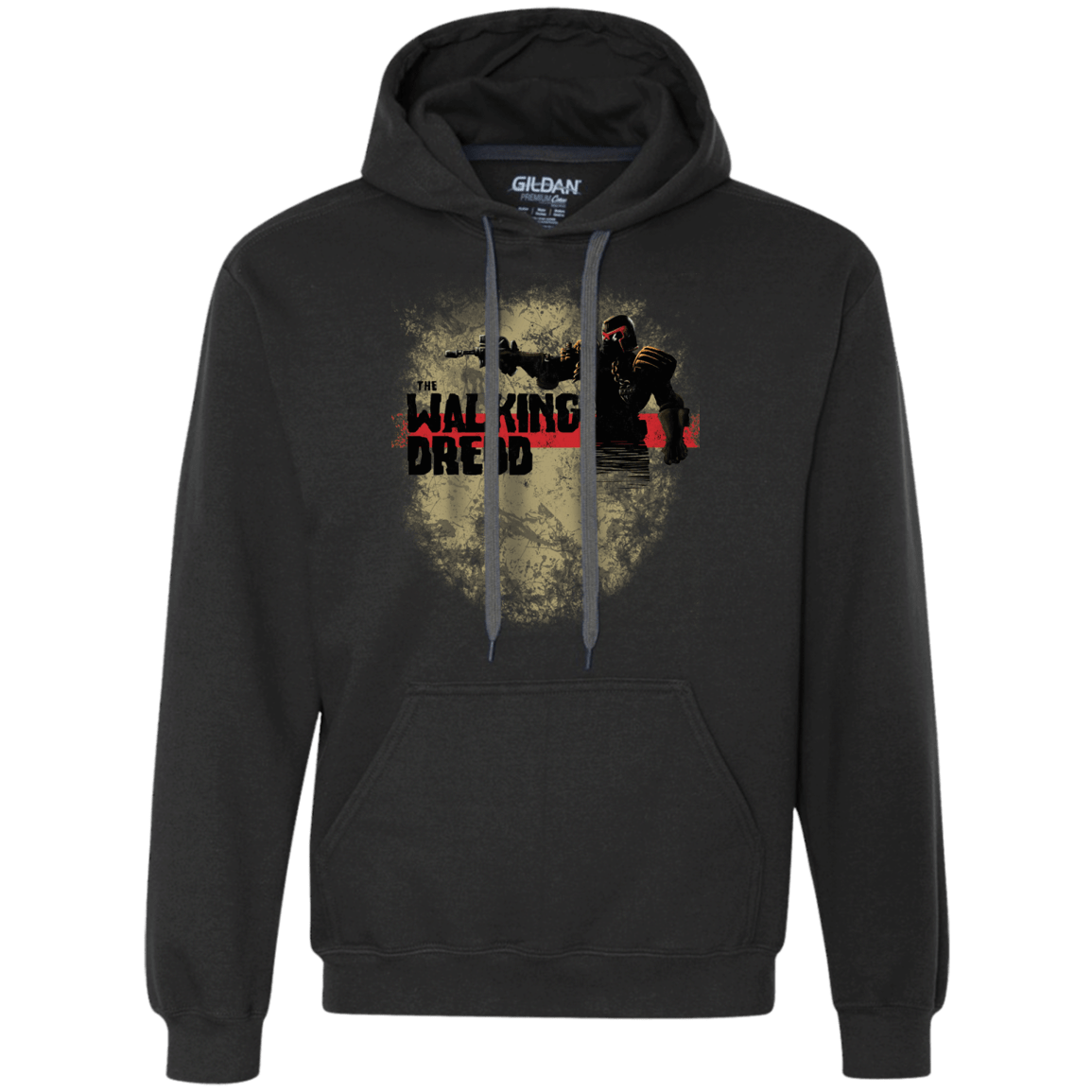 Sweatshirts Black / Small Walking Dredd Premium Fleece Hoodie