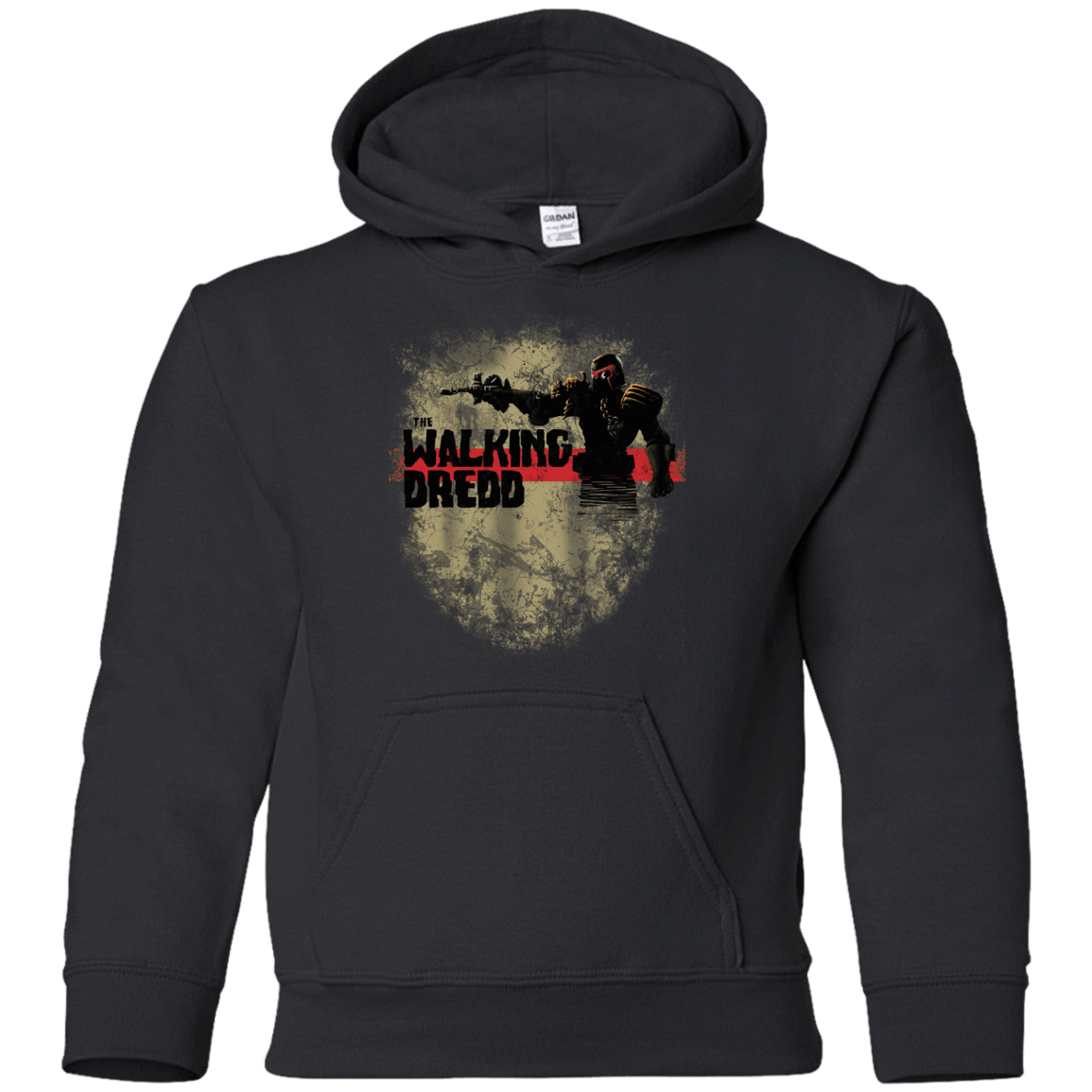 Sweatshirts Black / YS Walking Dredd Youth Hoodie