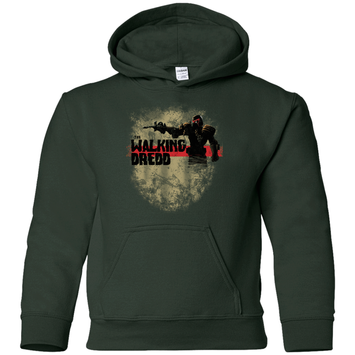 Sweatshirts Forest Green / YS Walking Dredd Youth Hoodie
