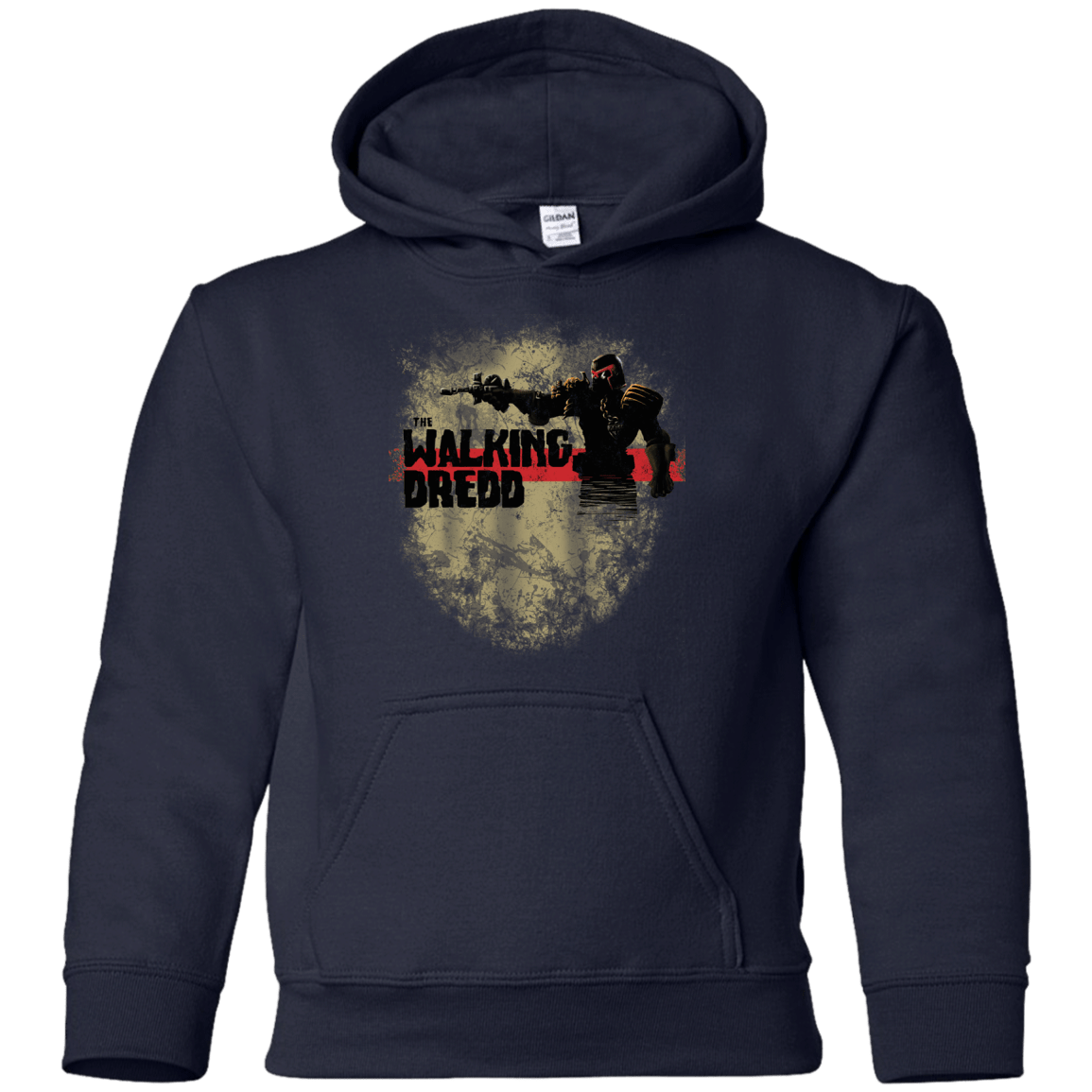 Sweatshirts Navy / YS Walking Dredd Youth Hoodie