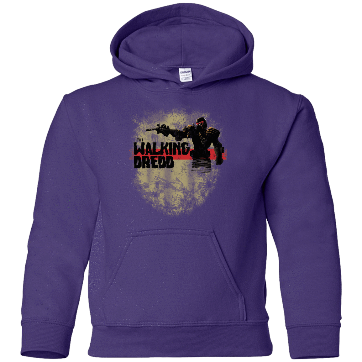 Sweatshirts Purple / YS Walking Dredd Youth Hoodie