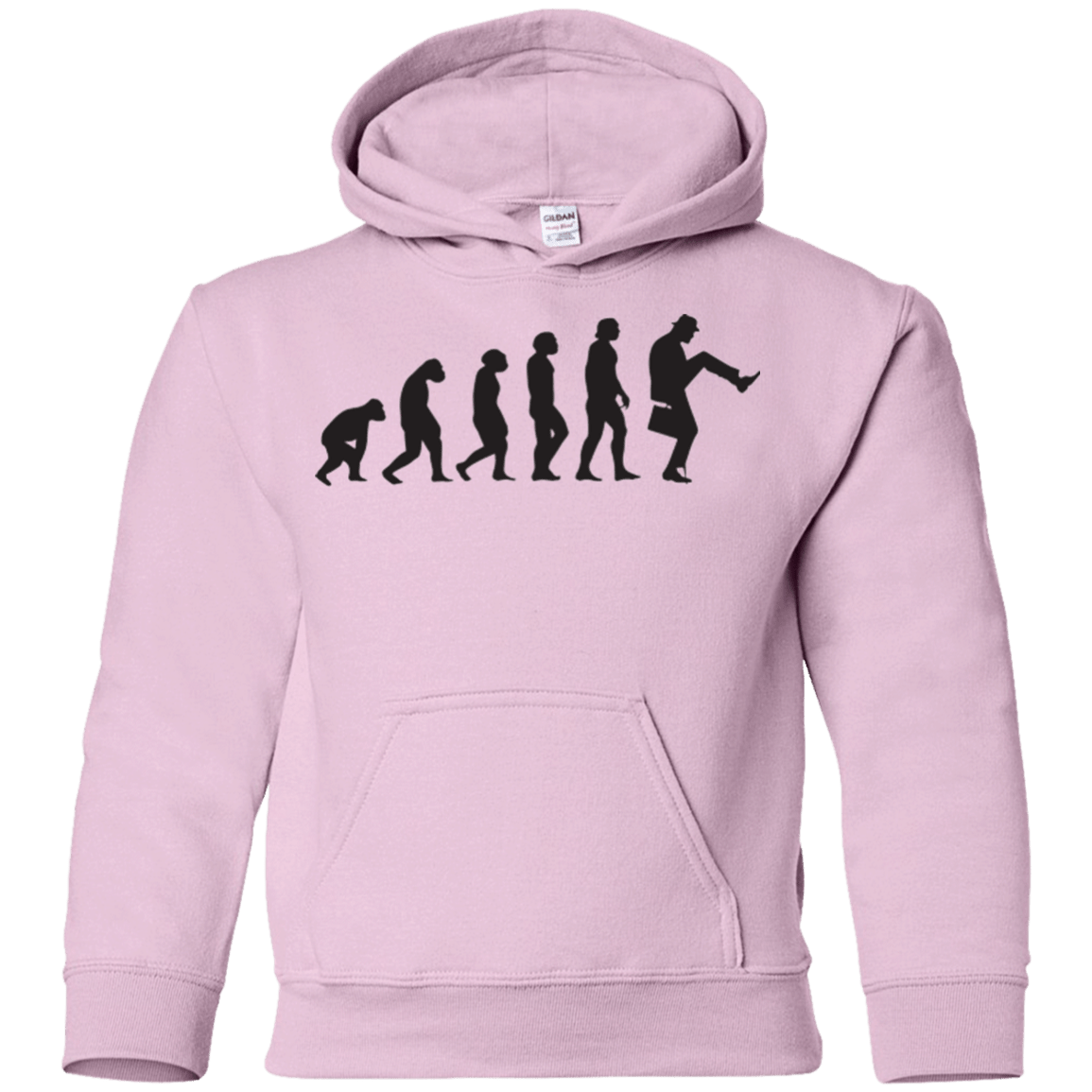 Sweatshirts Light Pink / YS Walking Evolution Youth Hoodie