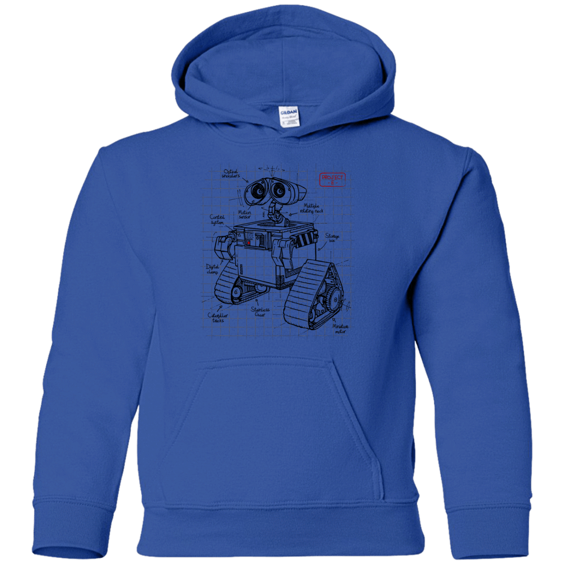 Sweatshirts Royal / YS WALL-E Plan Youth Hoodie