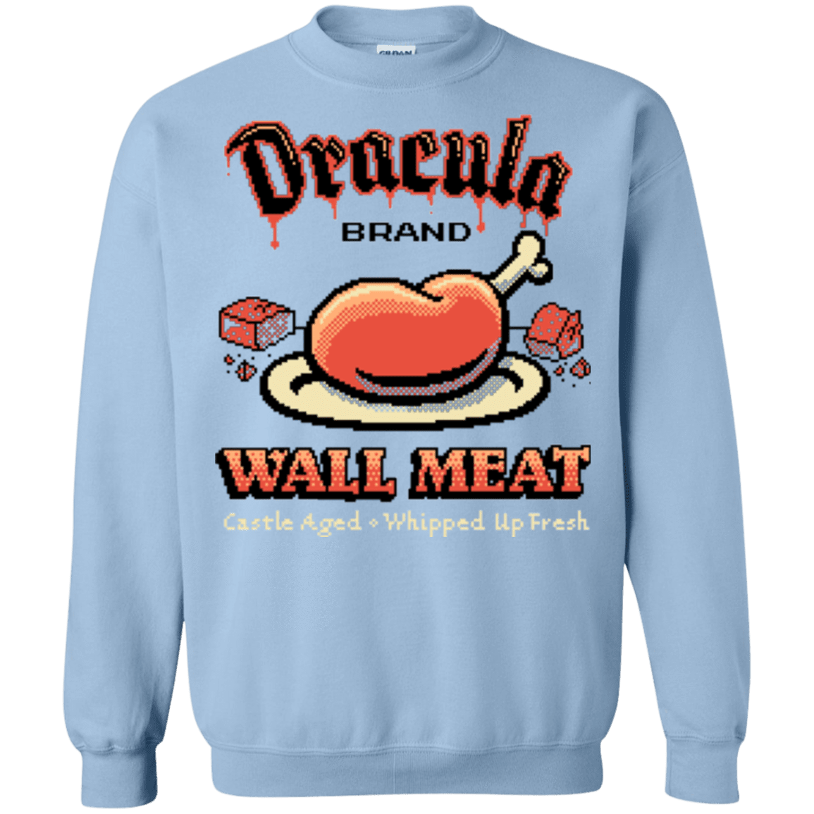 Sweatshirts Light Blue / Small Wall Meat Crewneck Sweatshirt