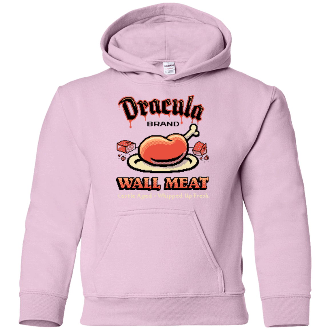 Sweatshirts Light Pink / YS Wall Meat Youth Hoodie