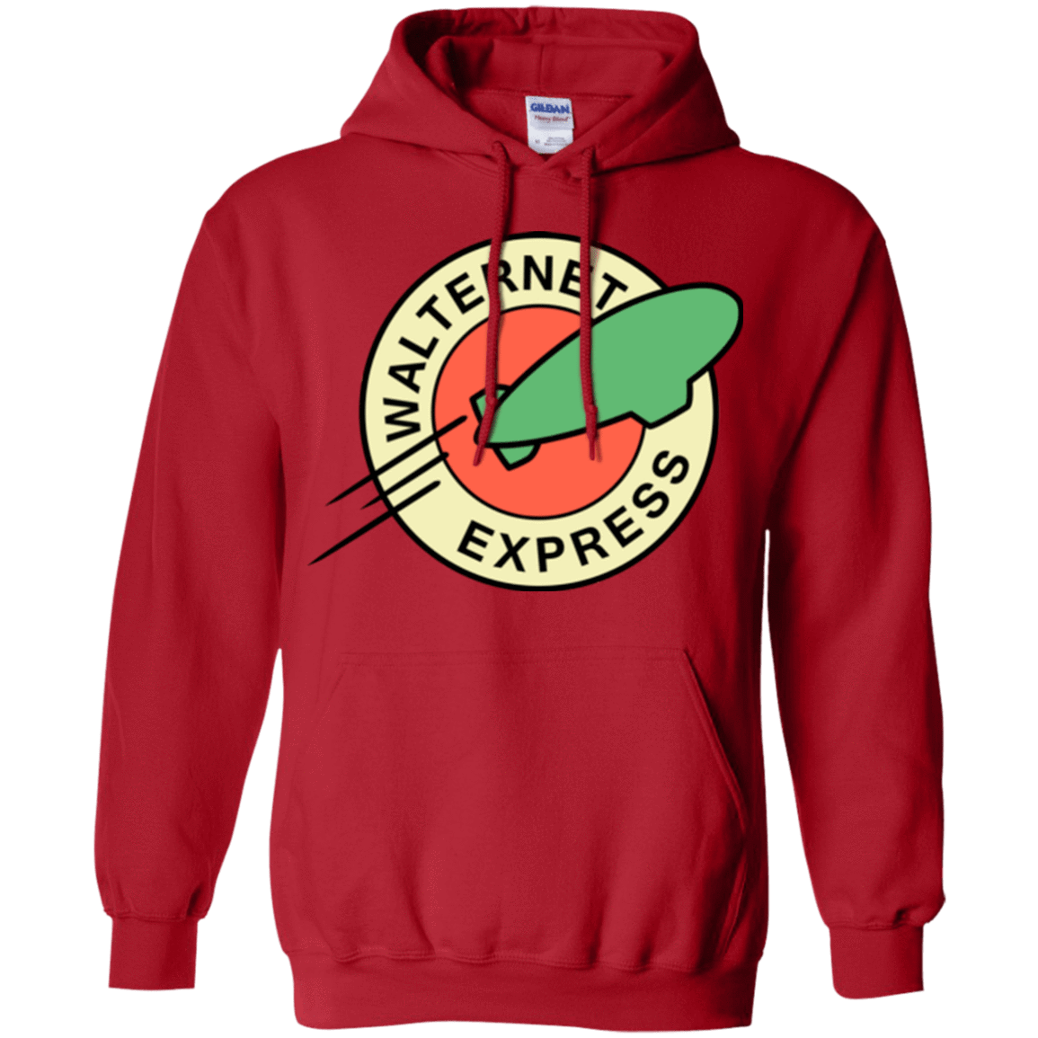 Sweatshirts Red / Small Walternet Express Pullover Hoodie