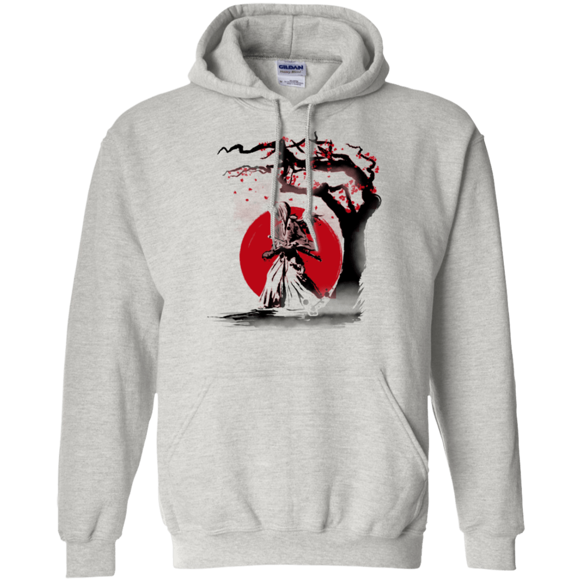 Sweatshirts Ash / Small wandering samurai Pullover Hoodie