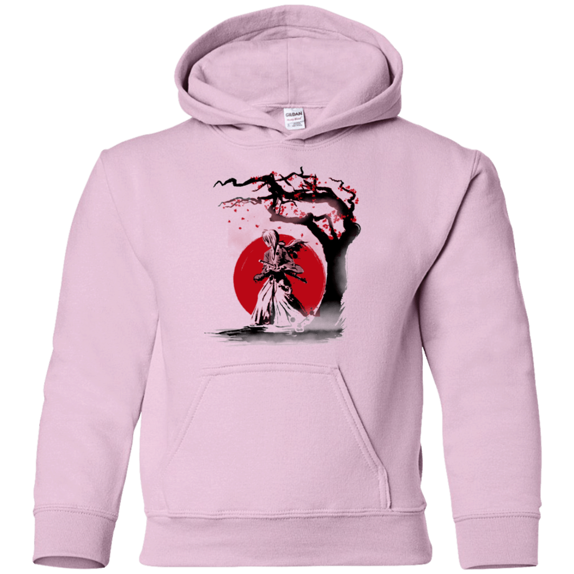 Sweatshirts Light Pink / YS wandering samurai Youth Hoodie
