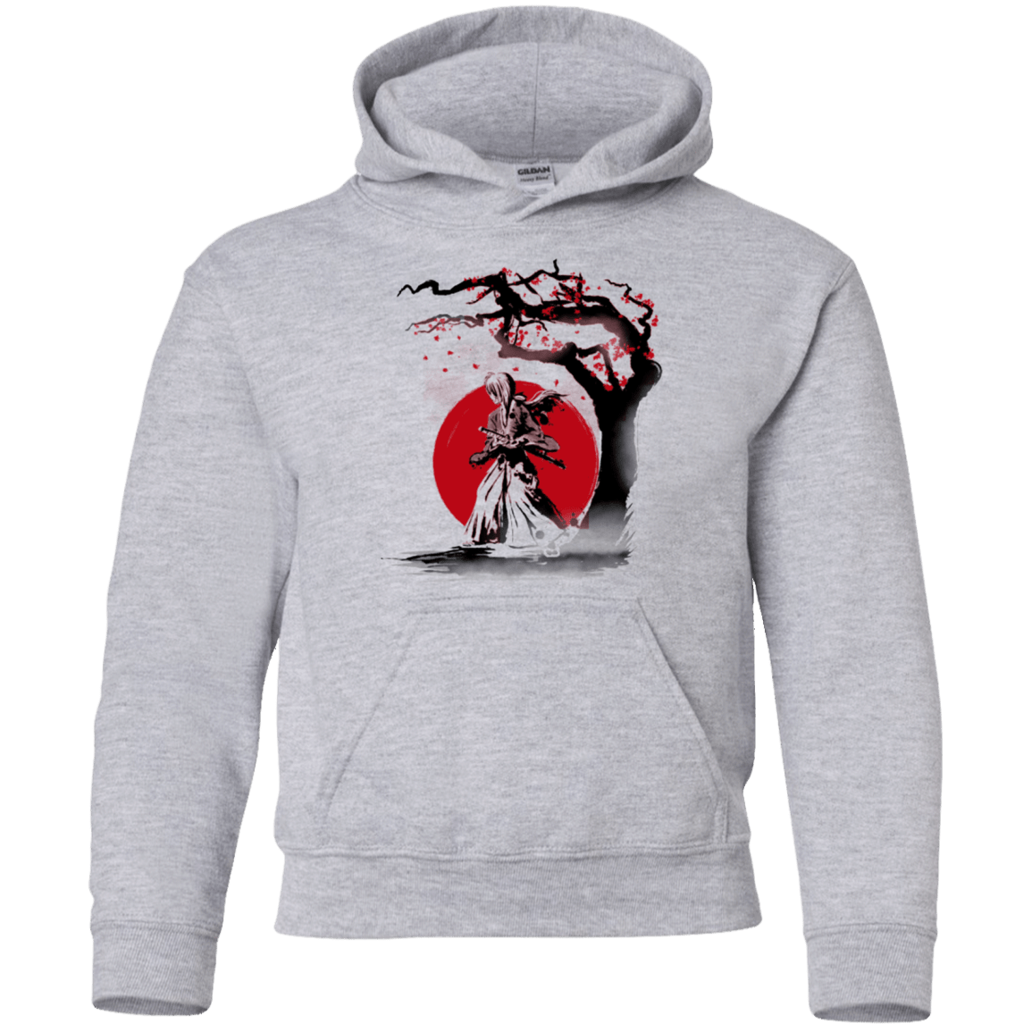 Sweatshirts Sport Grey / YS wandering samurai Youth Hoodie