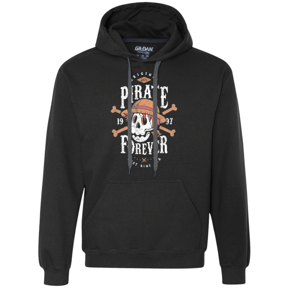 Sweatshirts Black / Small Wanted Pirate Forever Premium Fleece Hoodie
