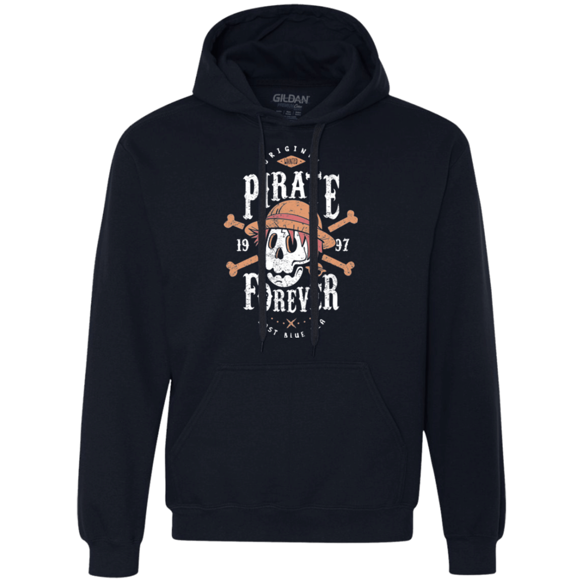 Sweatshirts Navy / Small Wanted Pirate Forever Premium Fleece Hoodie