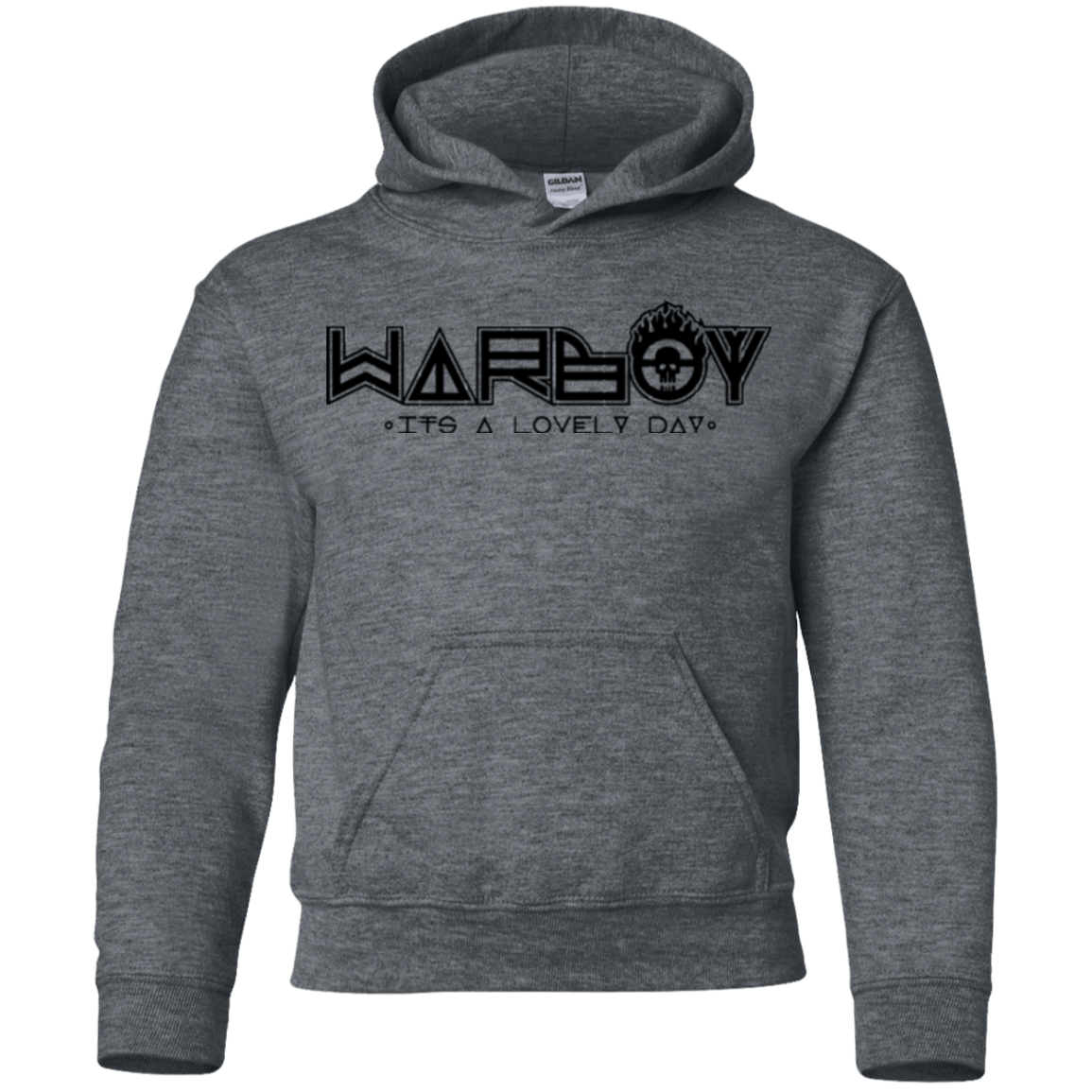 Sweatshirts Dark Heather / YS War Boy Youth Hoodie