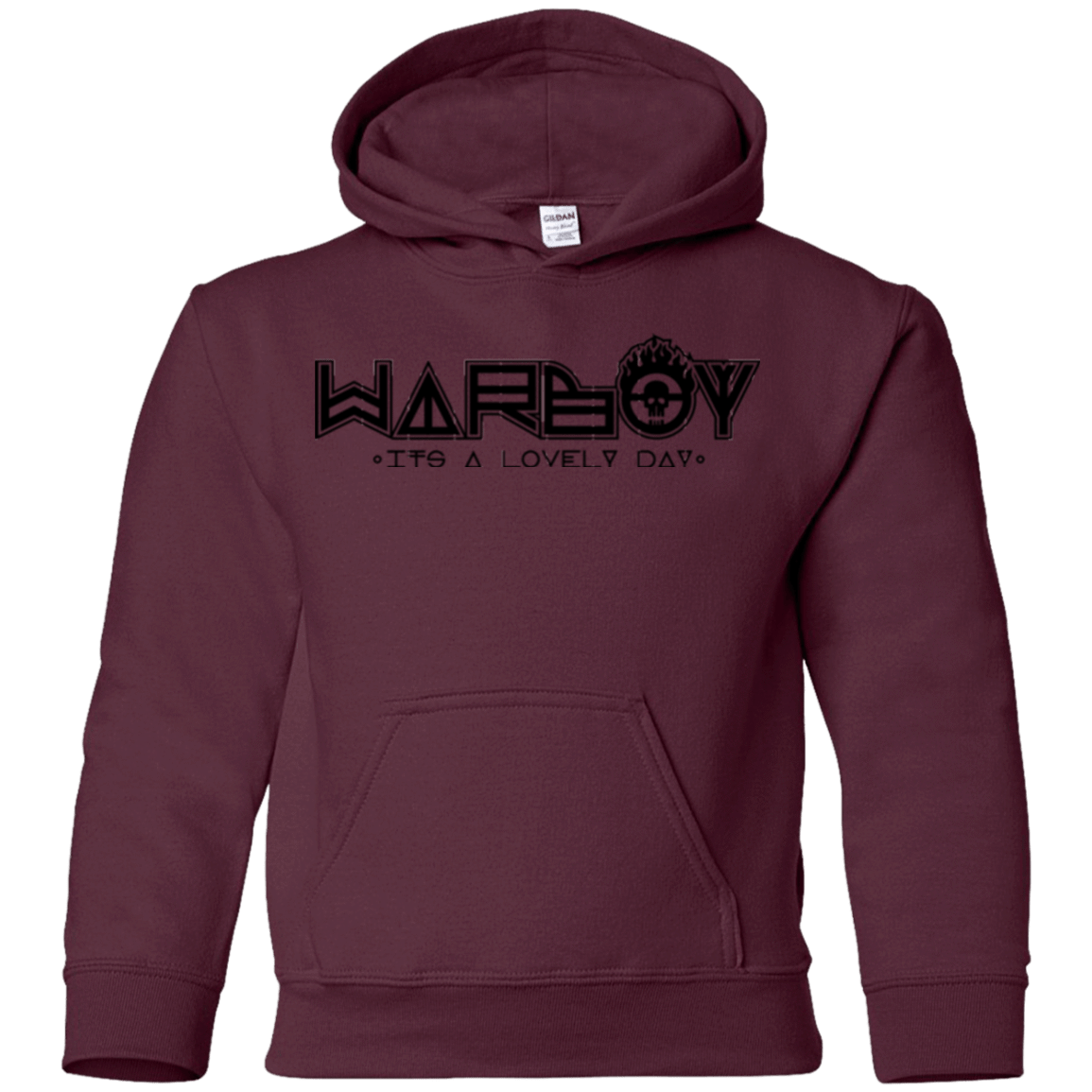 Sweatshirts Maroon / YS War Boy Youth Hoodie