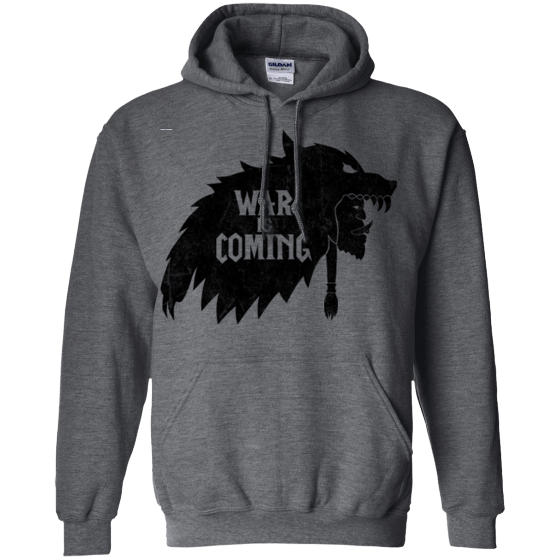 Sweatshirts Dark Heather / S War is Coming Pullover Hoodie