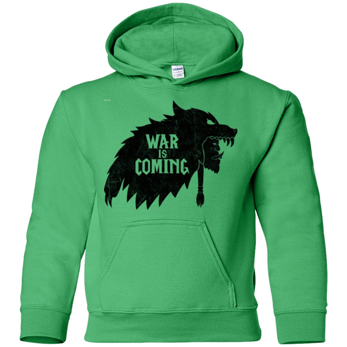 Sweatshirts Irish Green / YS War is Coming Youth Hoodie