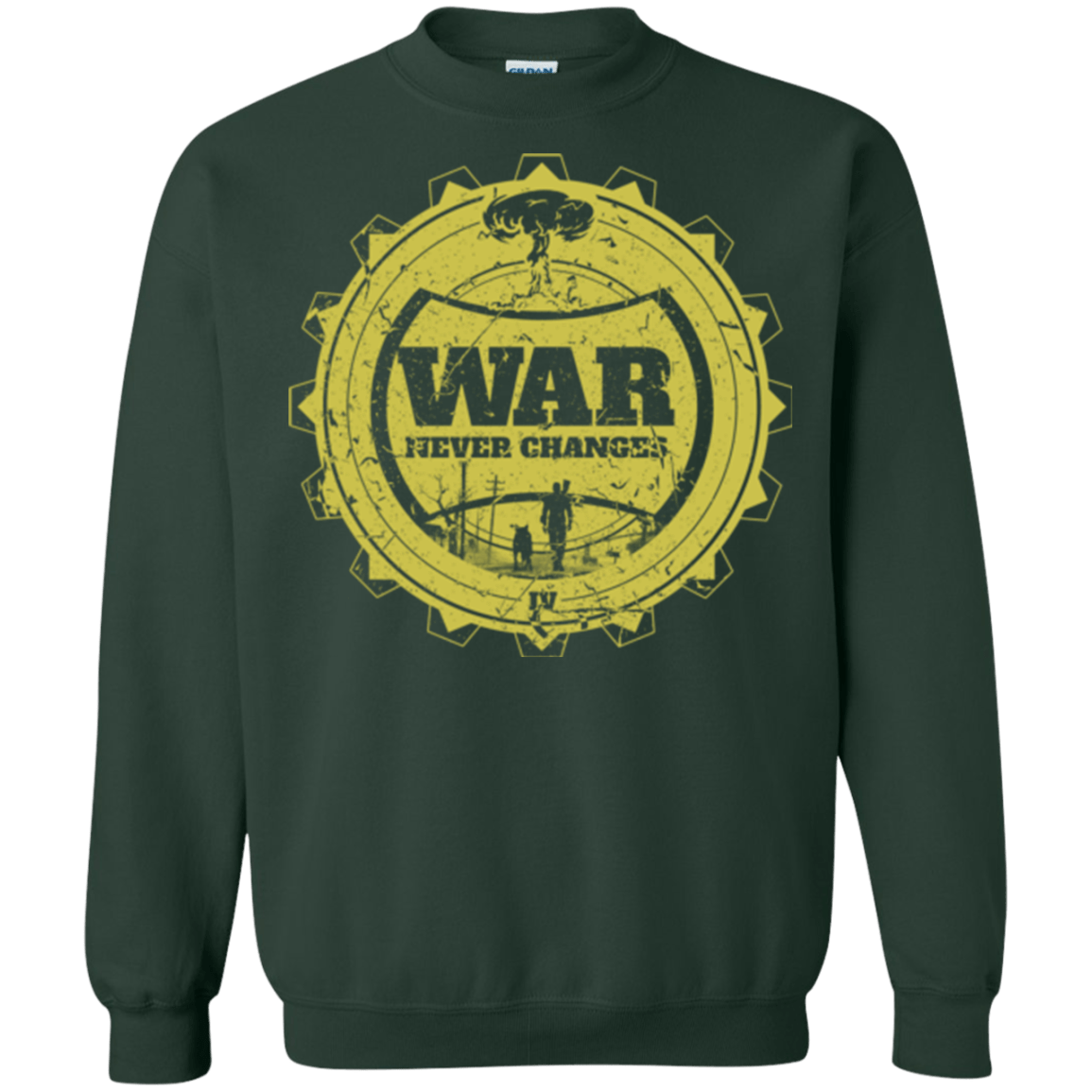 Sweatshirts Forest Green / Small War never changes (2) Crewneck Sweatshirt