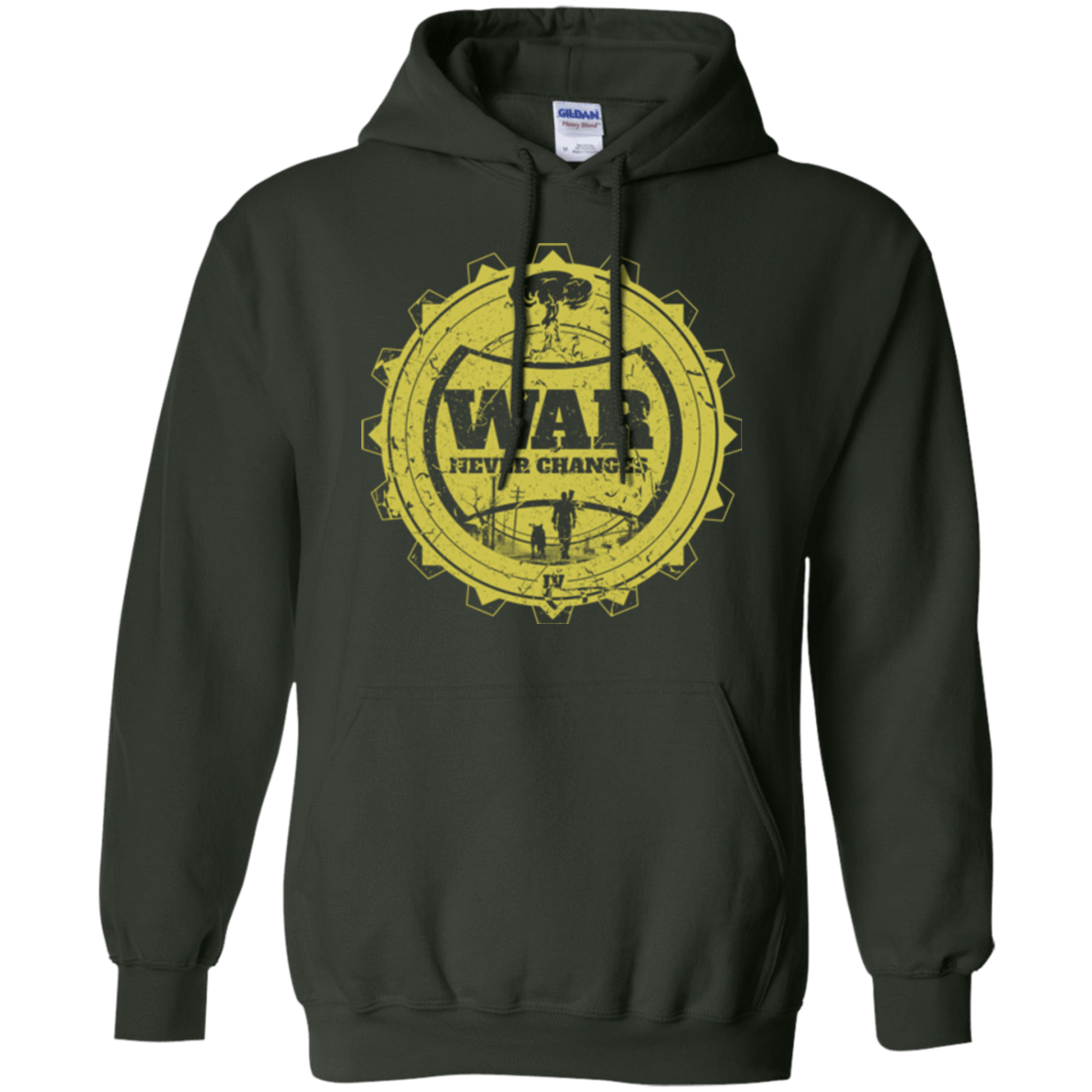 Sweatshirts Forest Green / Small War never changes (2) Pullover Hoodie