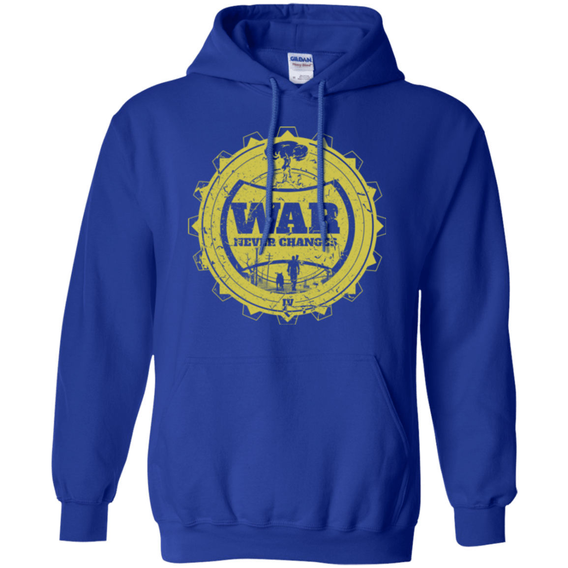 Sweatshirts Royal / Small War never changes (2) Pullover Hoodie