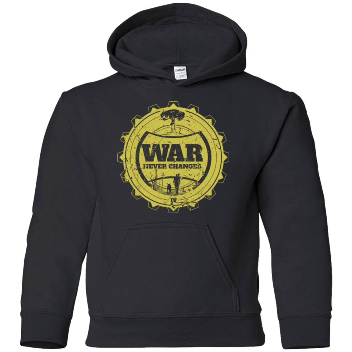 Sweatshirts Black / YS War never changes (2) Youth Hoodie