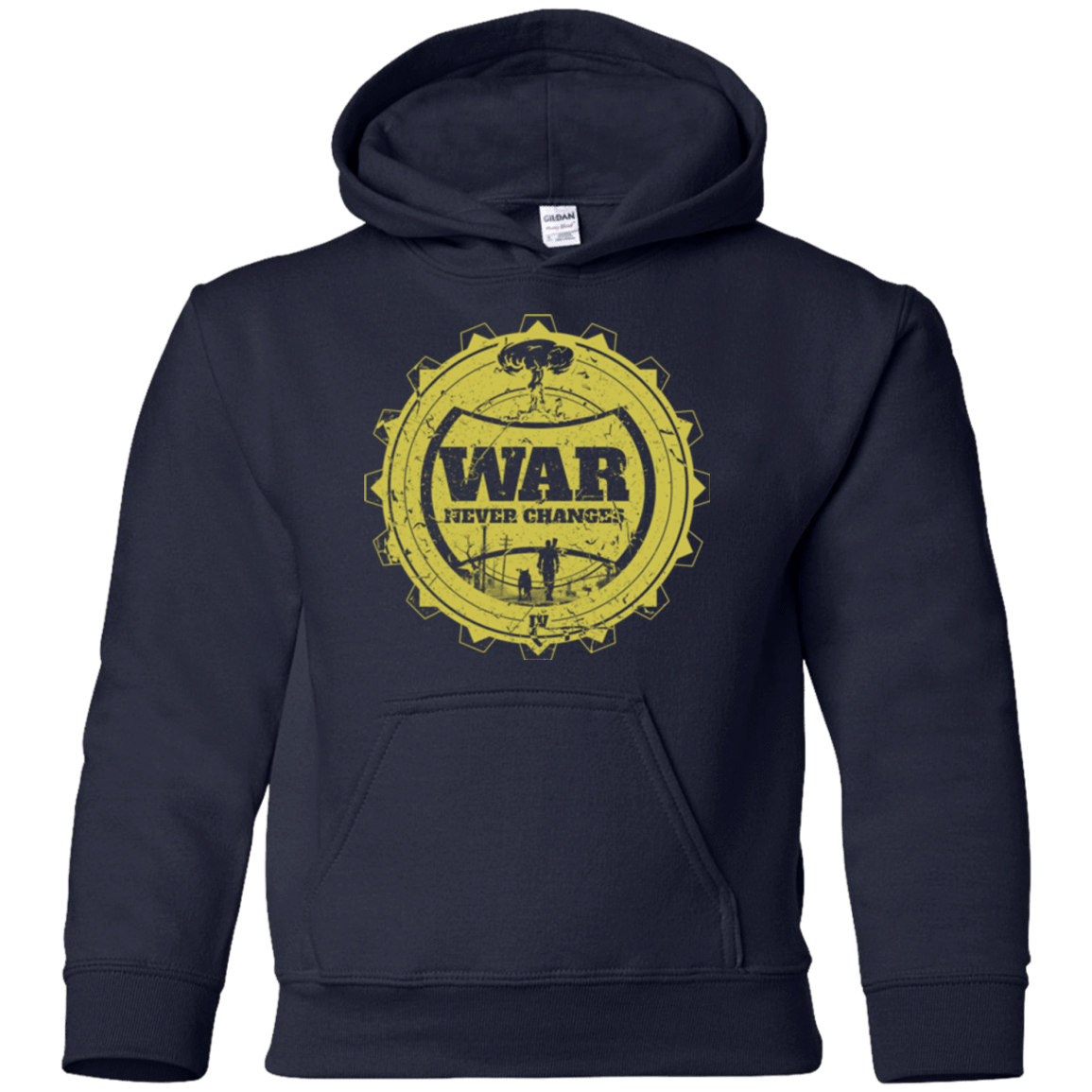 Sweatshirts Navy / YS War never changes (2) Youth Hoodie
