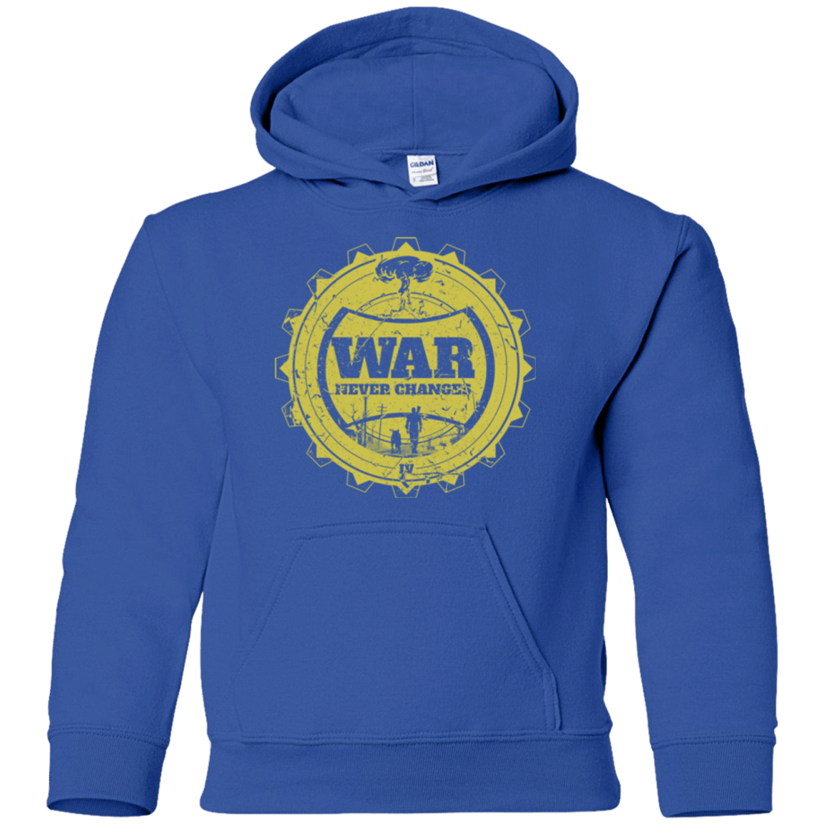 Sweatshirts Royal / YS War never changes (2) Youth Hoodie