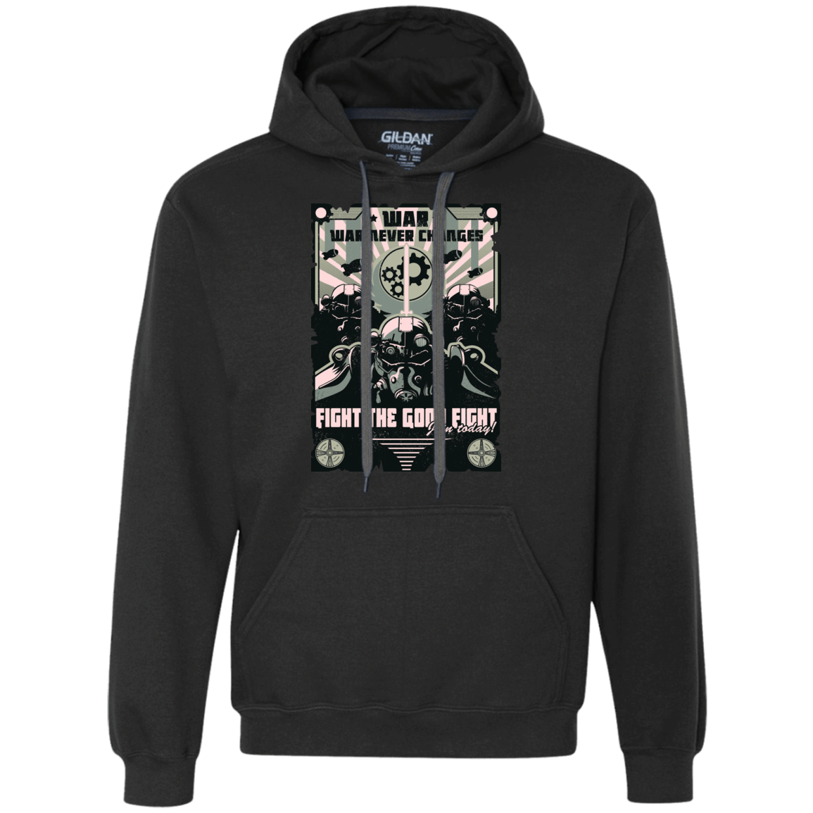 Sweatshirts Black / Small War Never Changes Premium Fleece Hoodie