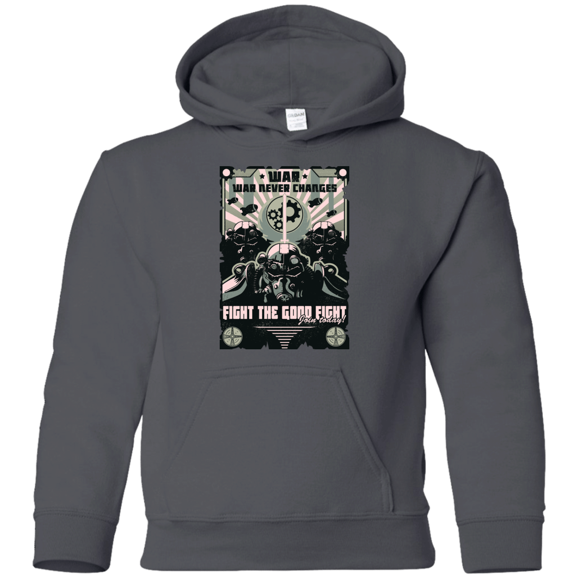 Sweatshirts Charcoal / YS War Never Changes Youth Hoodie