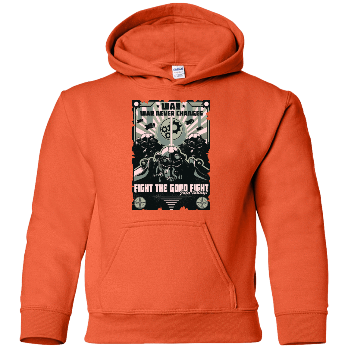 Sweatshirts Orange / YS War Never Changes Youth Hoodie