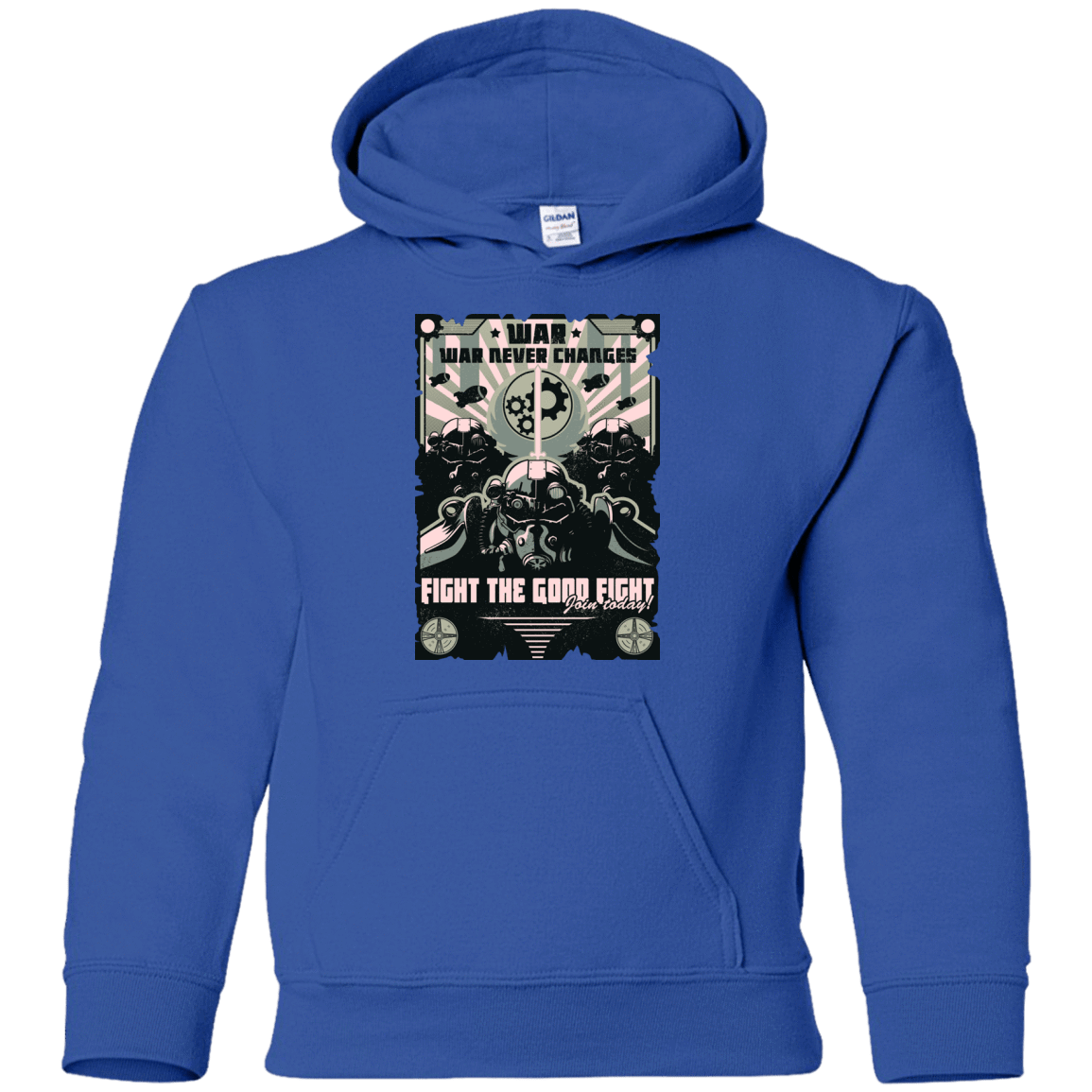 Sweatshirts Royal / YS War Never Changes Youth Hoodie