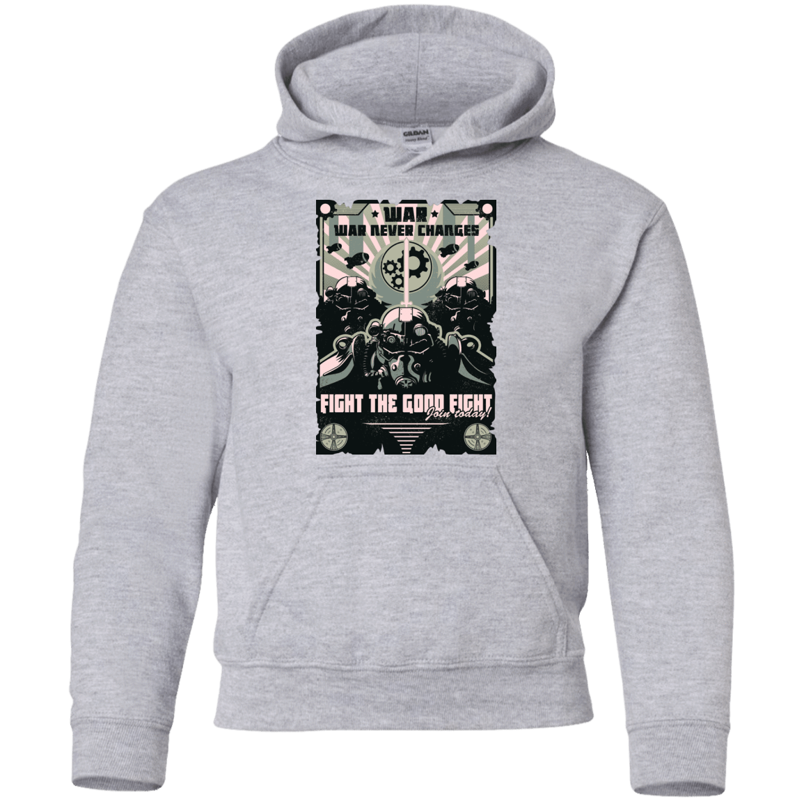 Sweatshirts Sport Grey / YS War Never Changes Youth Hoodie