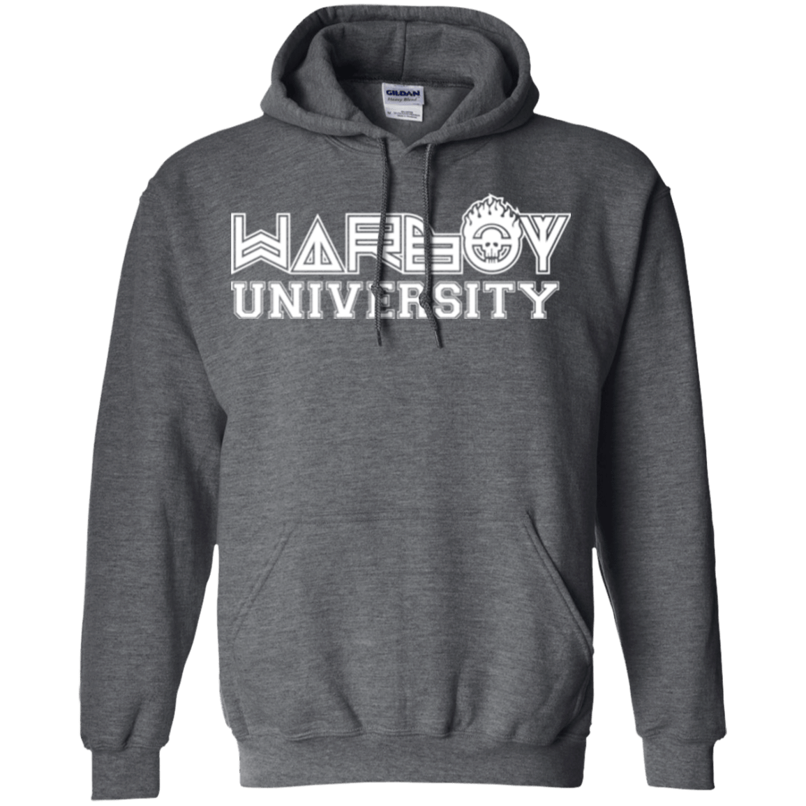 Sweatshirts Dark Heather / Small Warboy University Pullover Hoodie