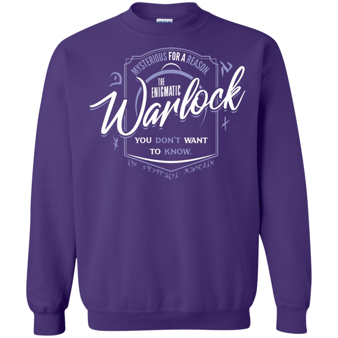 Sweatshirts Purple / S Warlock Crewneck Sweatshirt