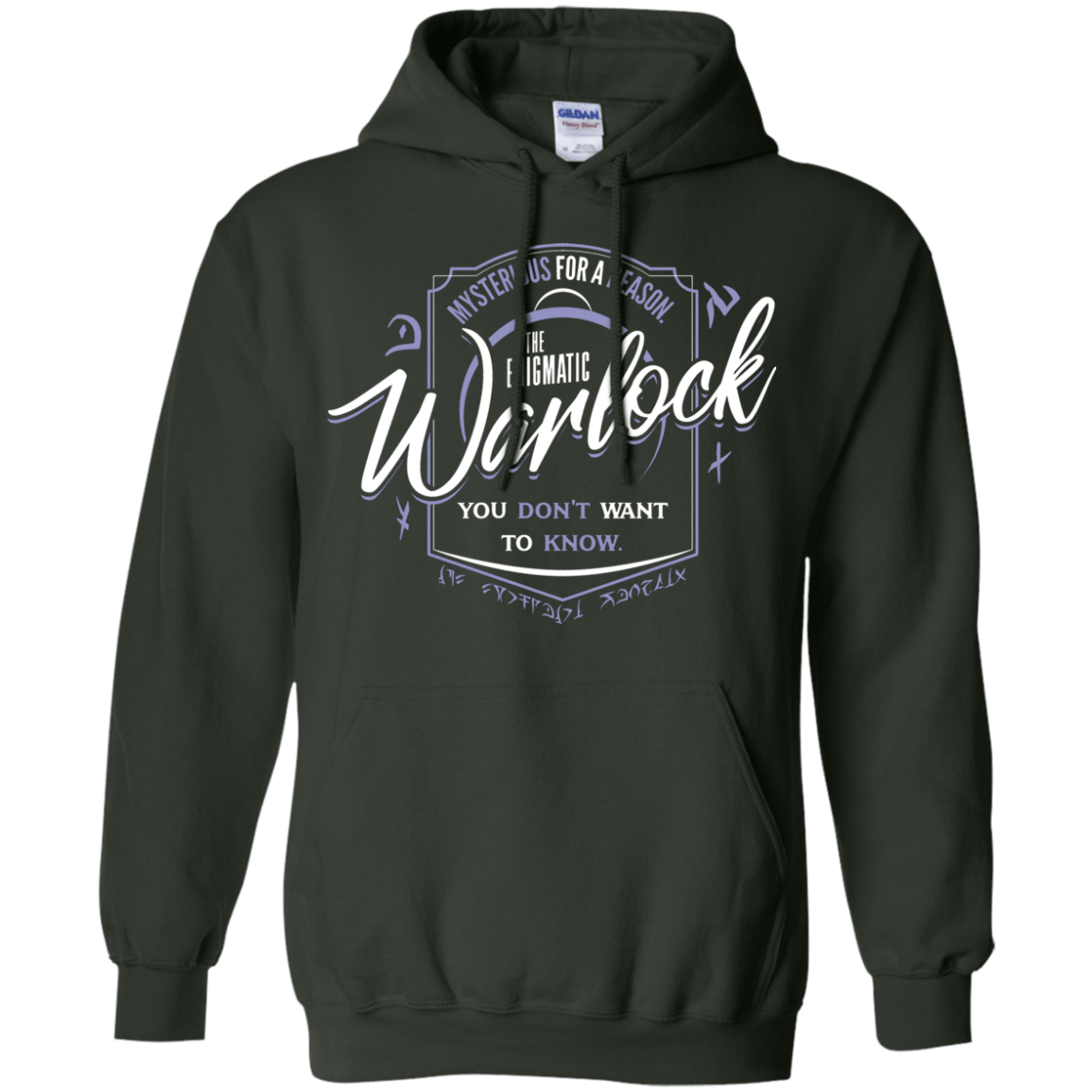 Sweatshirts Forest Green / S Warlock Pullover Hoodie