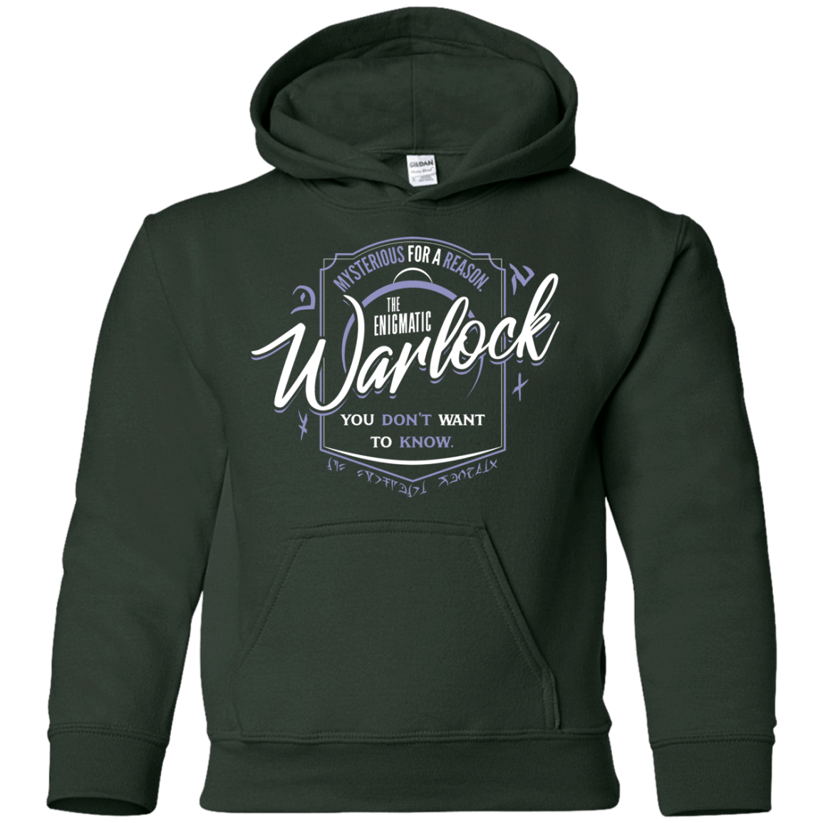 Sweatshirts Forest Green / YS Warlock Youth Hoodie