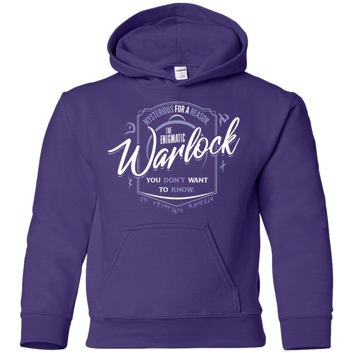 Sweatshirts Purple / YS Warlock Youth Hoodie