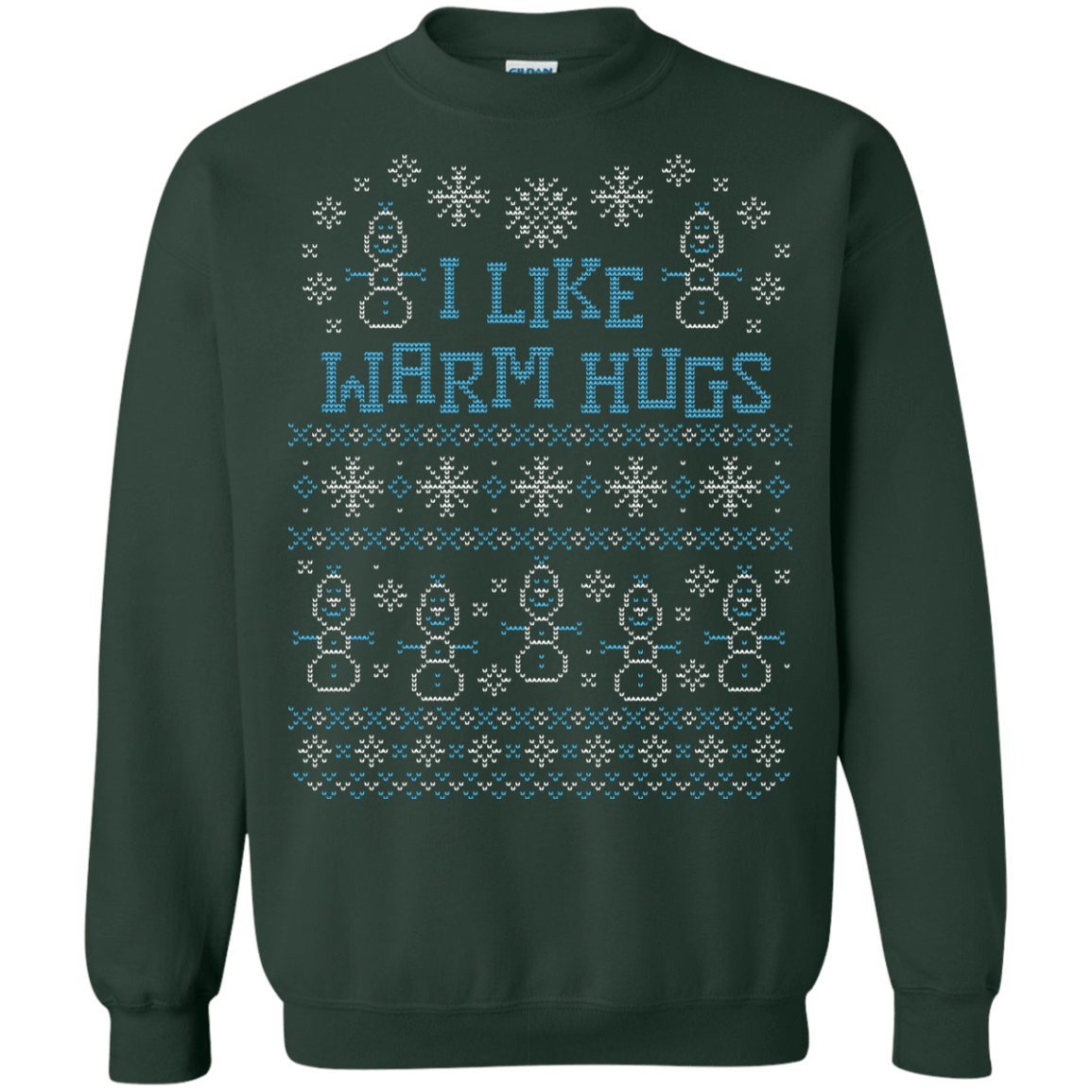Sweatshirts Forest Green / Small Warmest Greetings Crewneck Sweatshirt