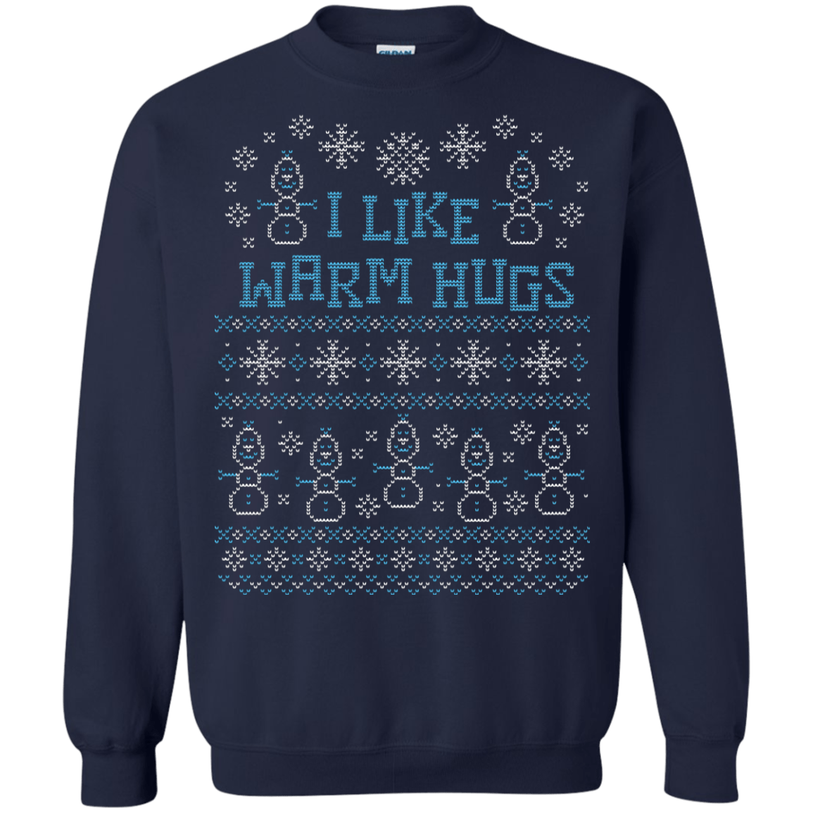 Sweatshirts Navy / Small Warmest Greetings Crewneck Sweatshirt