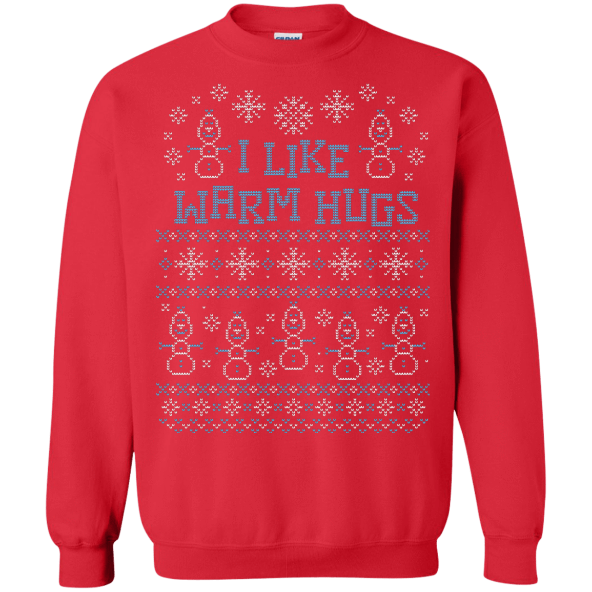 Sweatshirts Red / Small Warmest Greetings Crewneck Sweatshirt