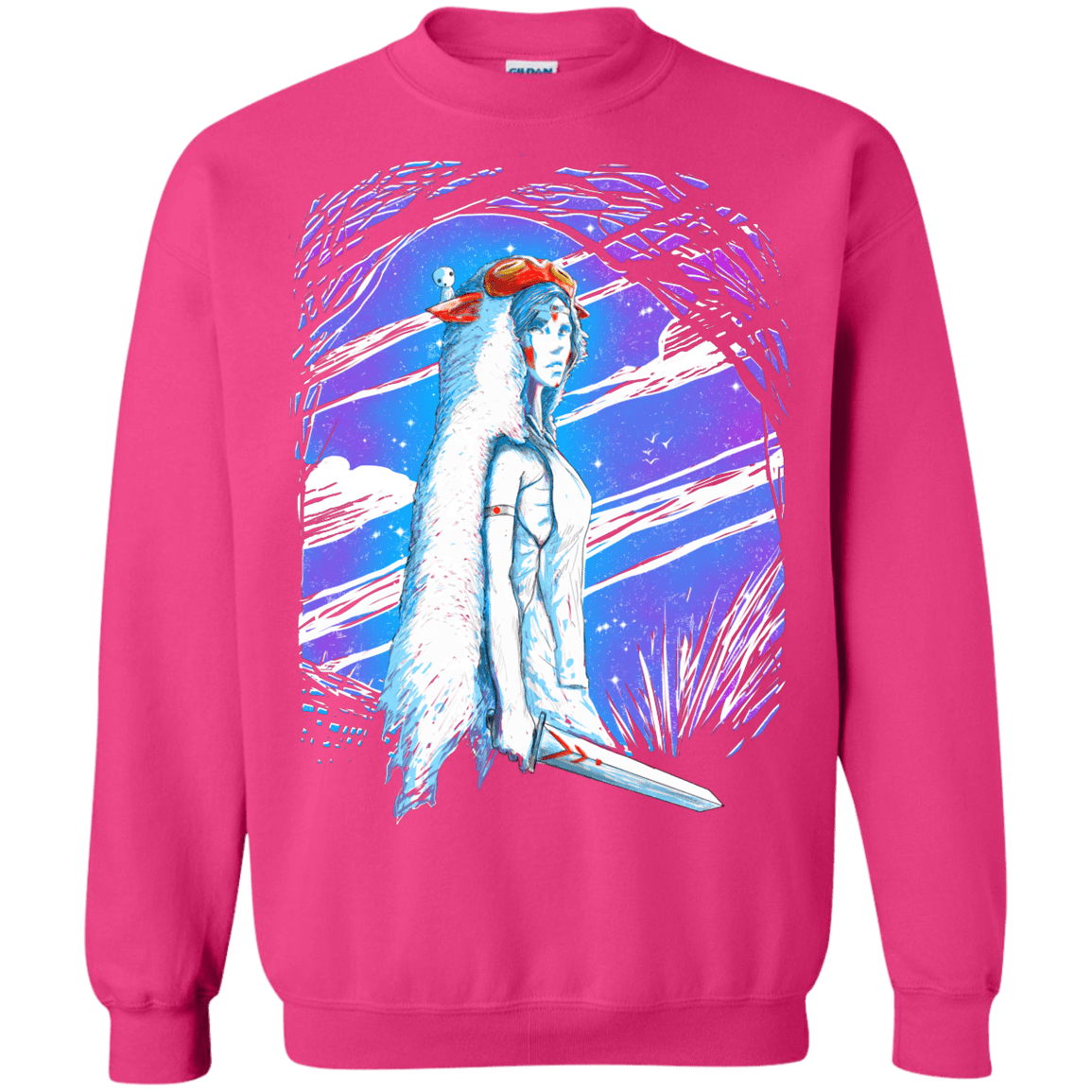 Sweatshirts Heliconia / S Warrior Princess Crewneck Sweatshirt