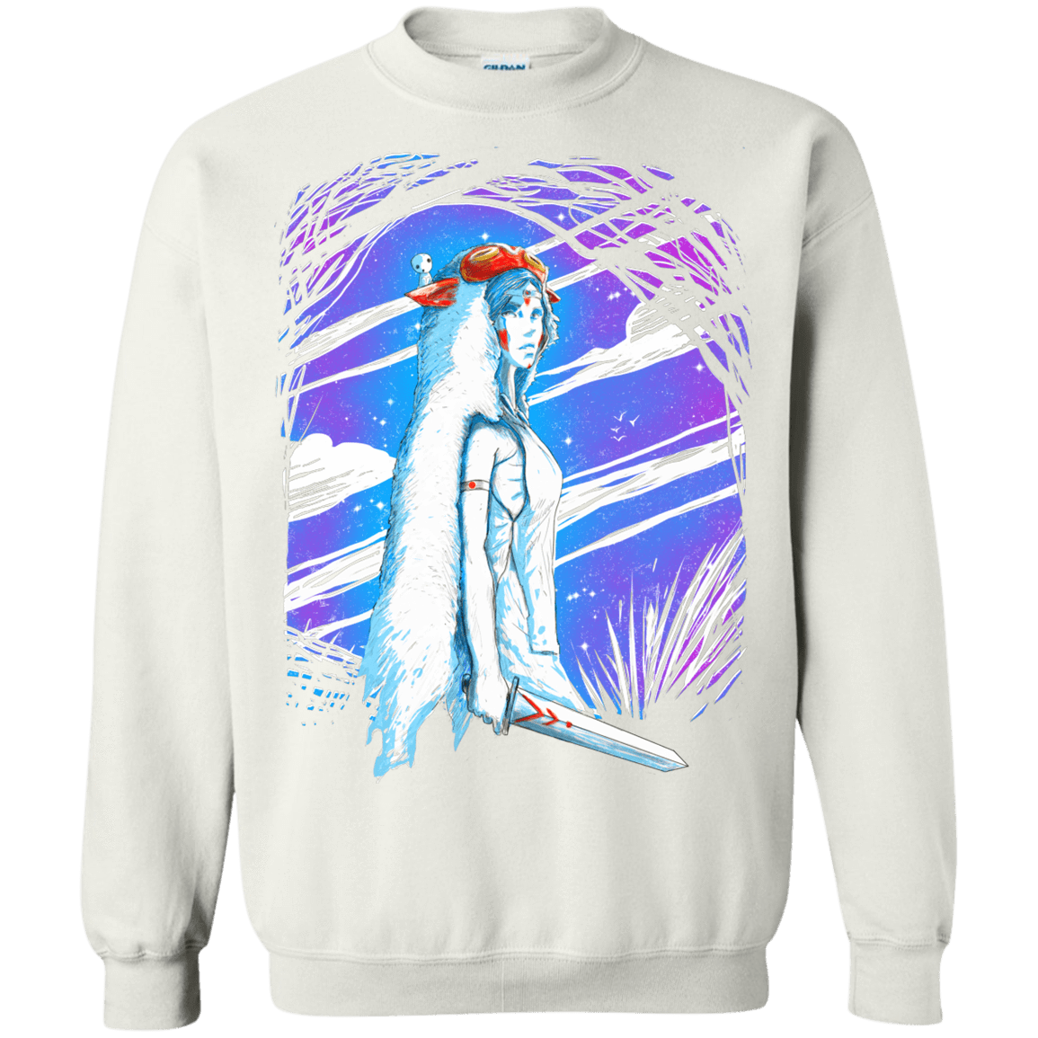 Sweatshirts White / S Warrior Princess Crewneck Sweatshirt