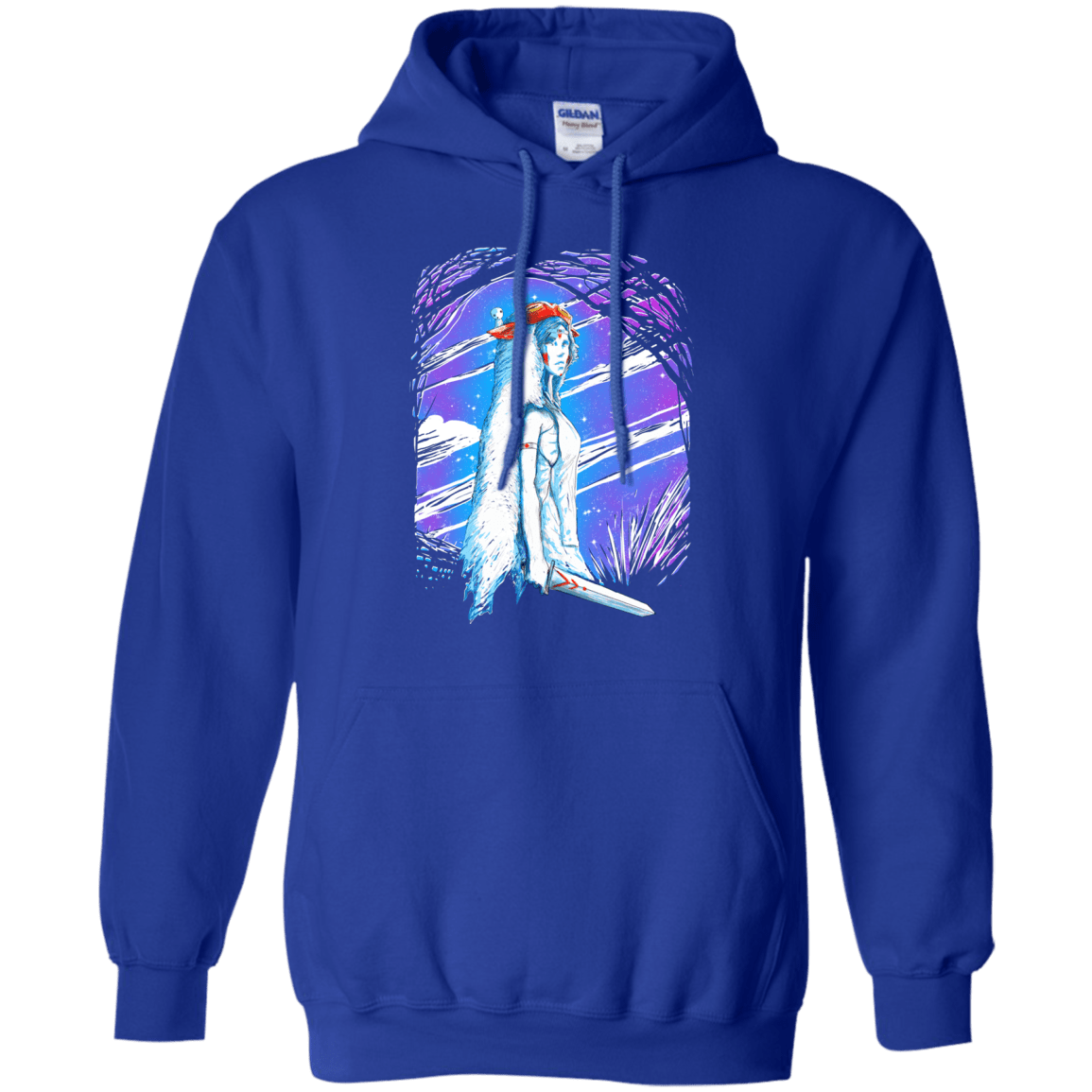 Sweatshirts Royal / S Warrior Princess Pullover Hoodie