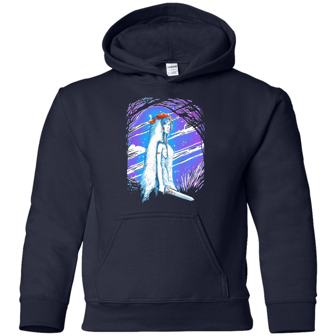 Sweatshirts Navy / YS Warrior Princess Youth Hoodie